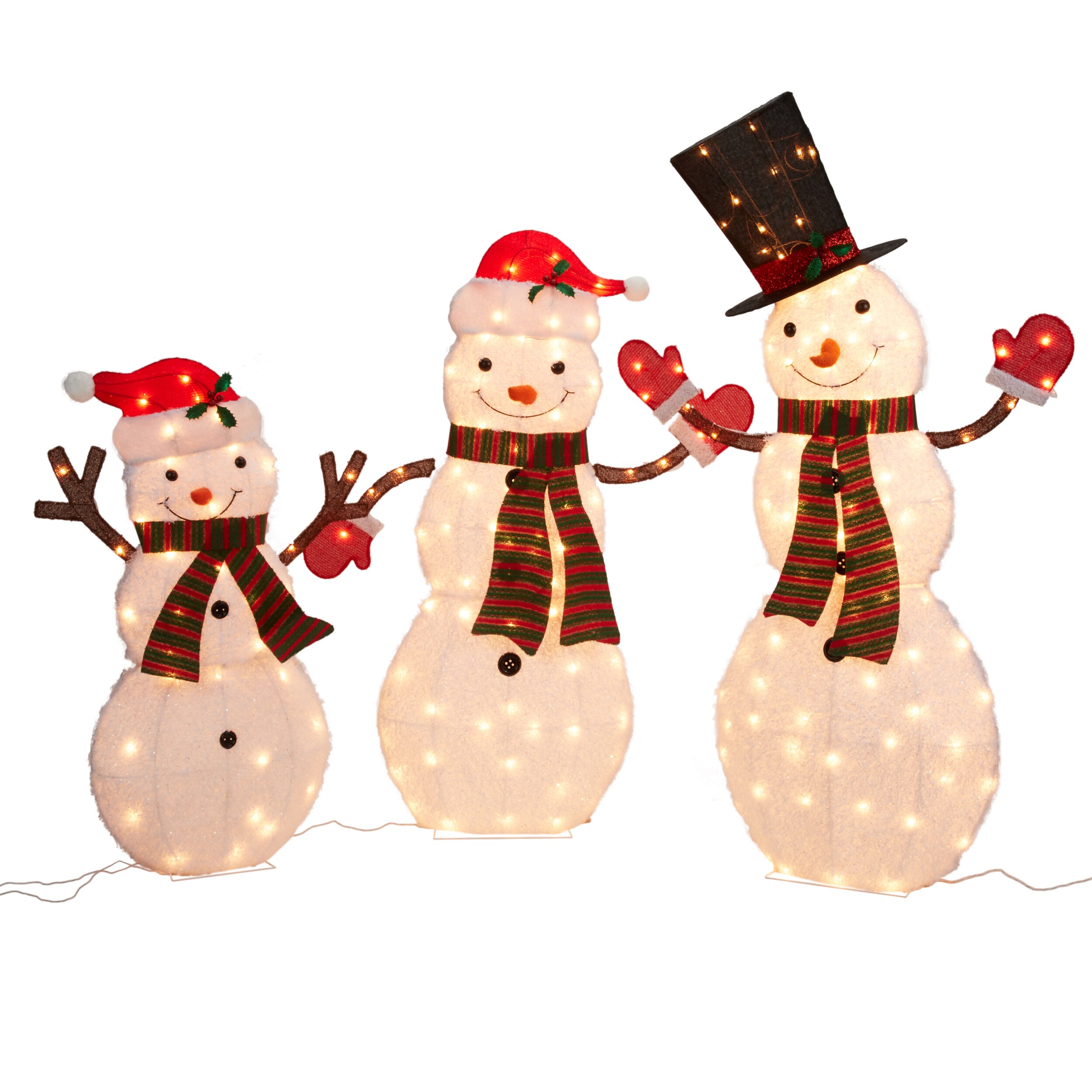 Joiedomi 60-in Snowman Door Decoration with White LED Lights