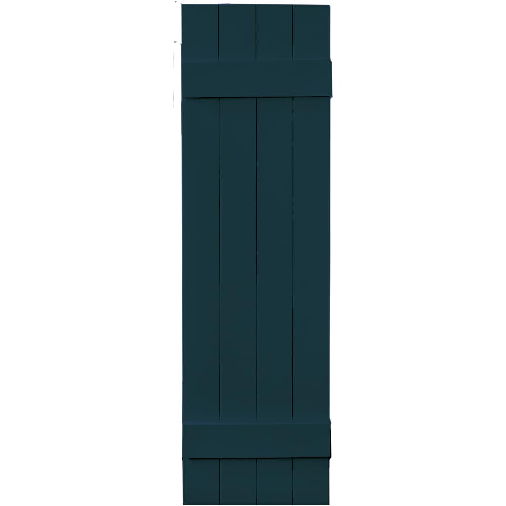 Vantage V6831451166 13.875-in W x 50.875-in H Indigo Blue Board and batten Exterior Shutters ( 1 -Pack )