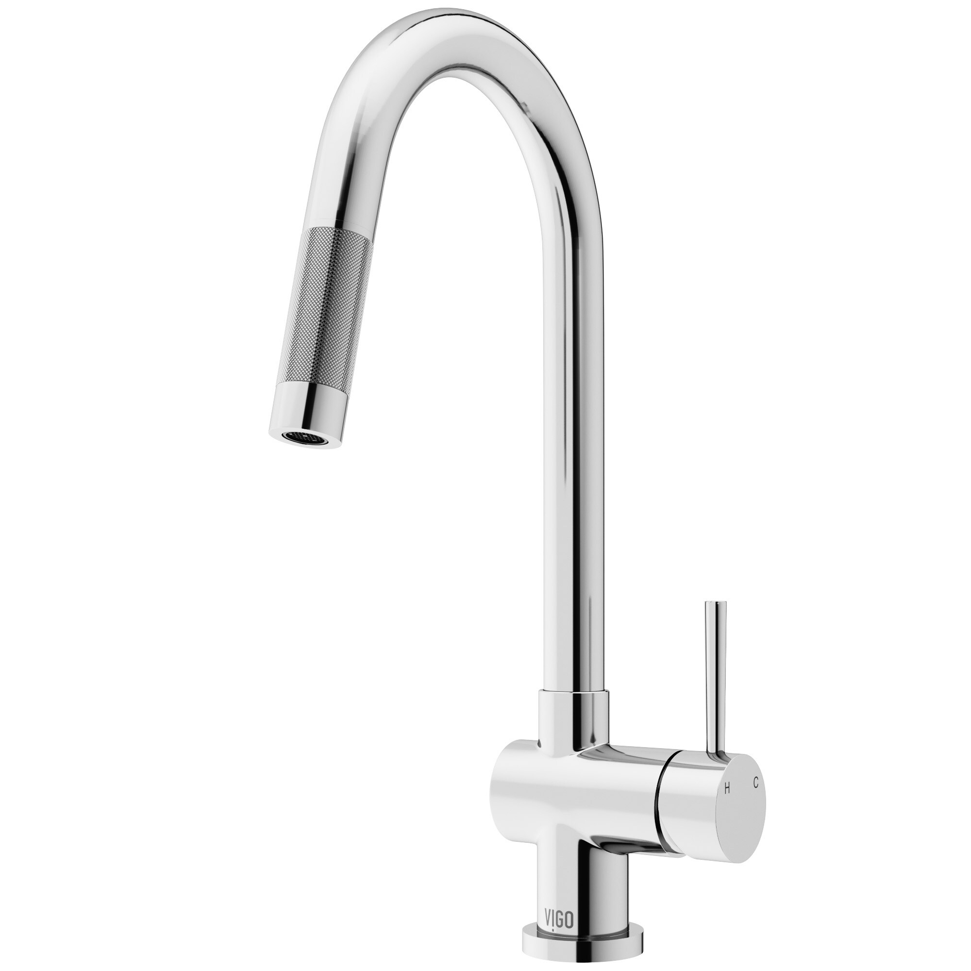 VIGO VG02008CHS Gramercy Chrome Single Handle Deck-mount Touchless Pull-down Kitchen Faucet