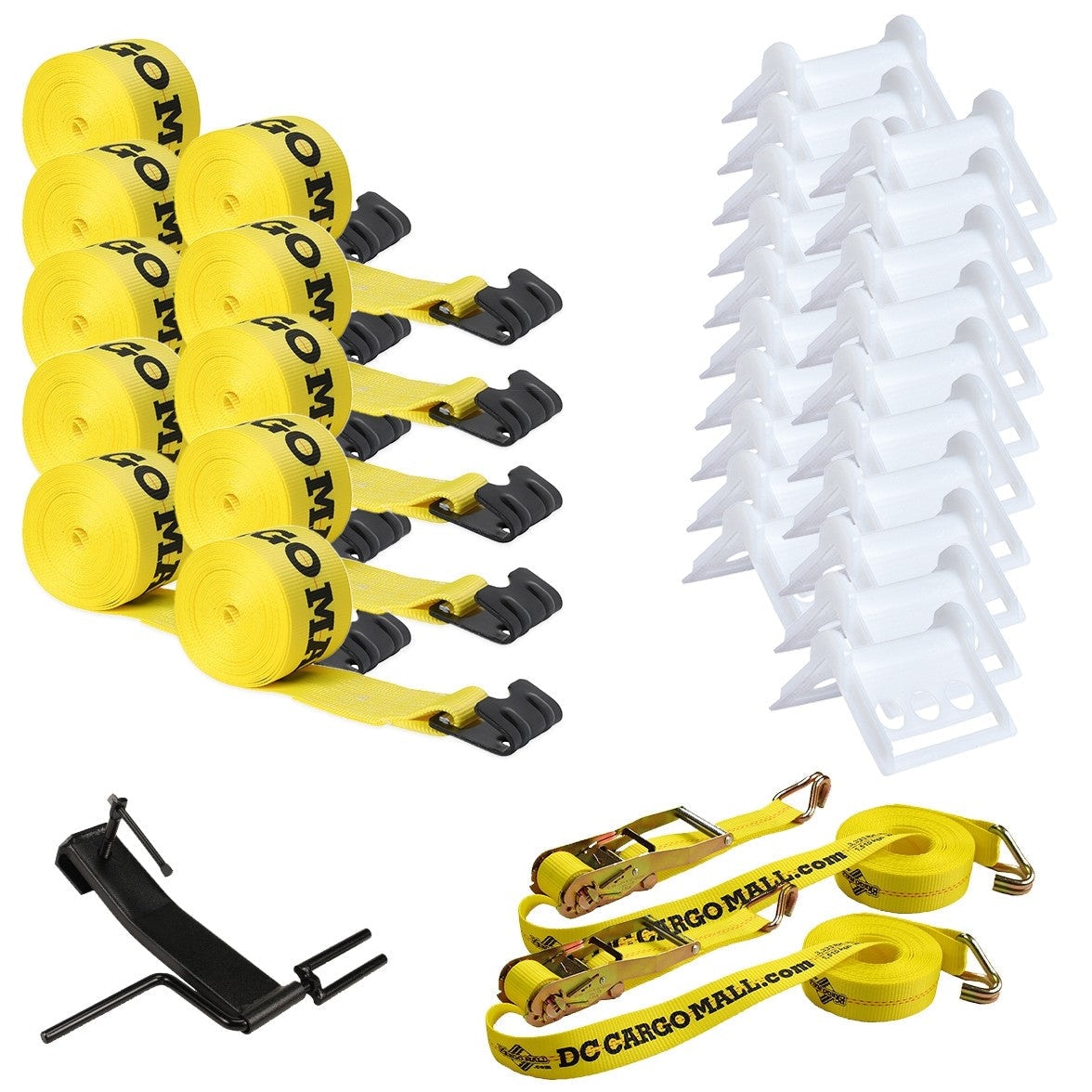 DC Cargo 430YWSFH10KIT5 4-in x 30-ft Tie Down