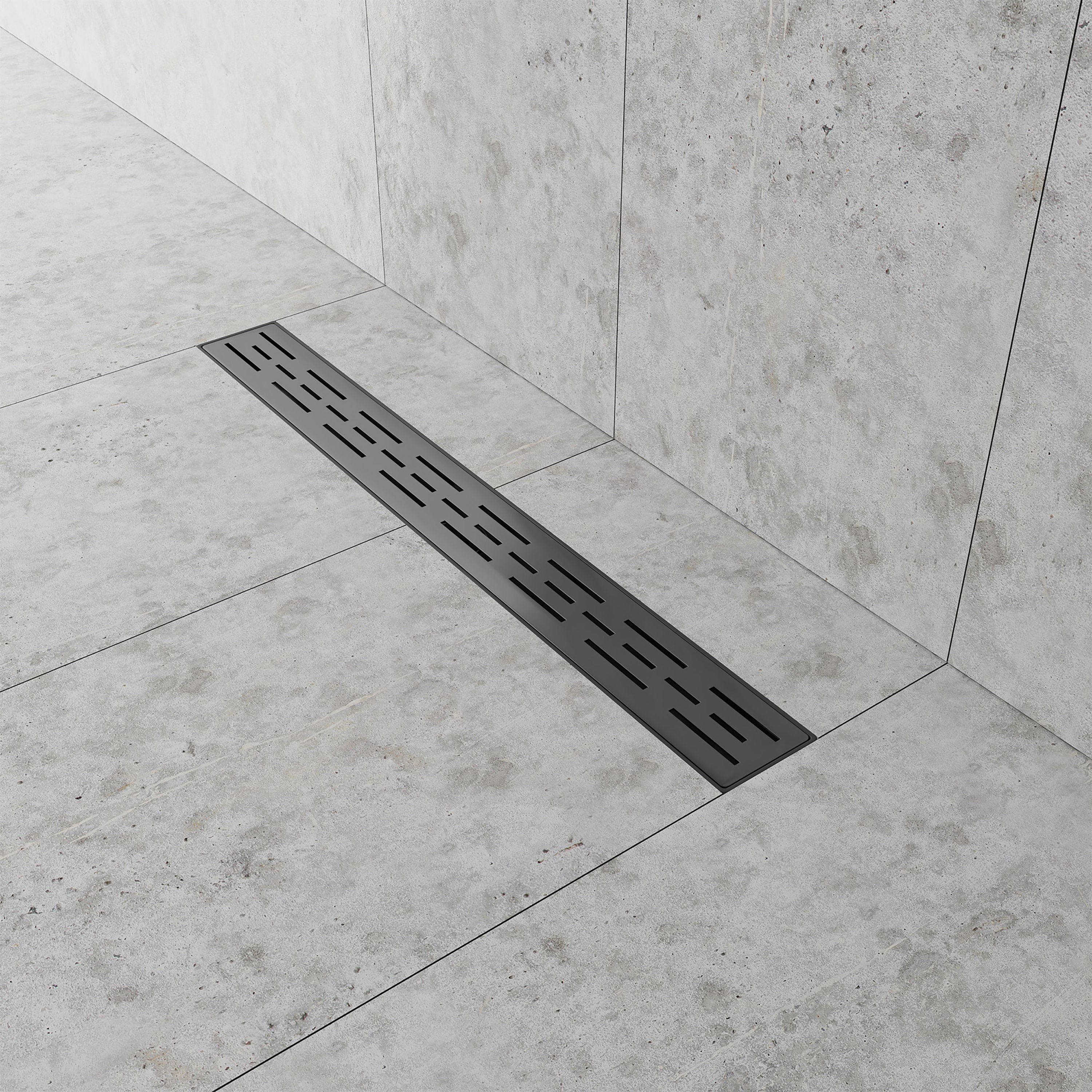 70 cm Bathroom Floor Linear Shower Drain 304 Stainless Steel-Tile Insert New
