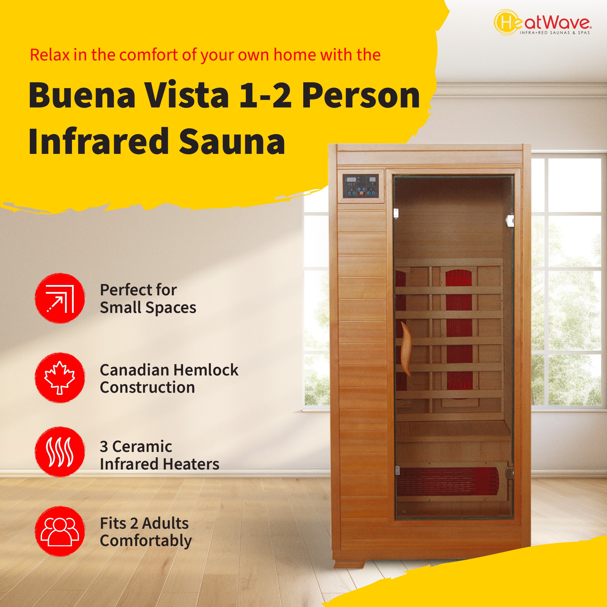 HEAT WAVE BSA2400 Indoor-Saunas - View #2
