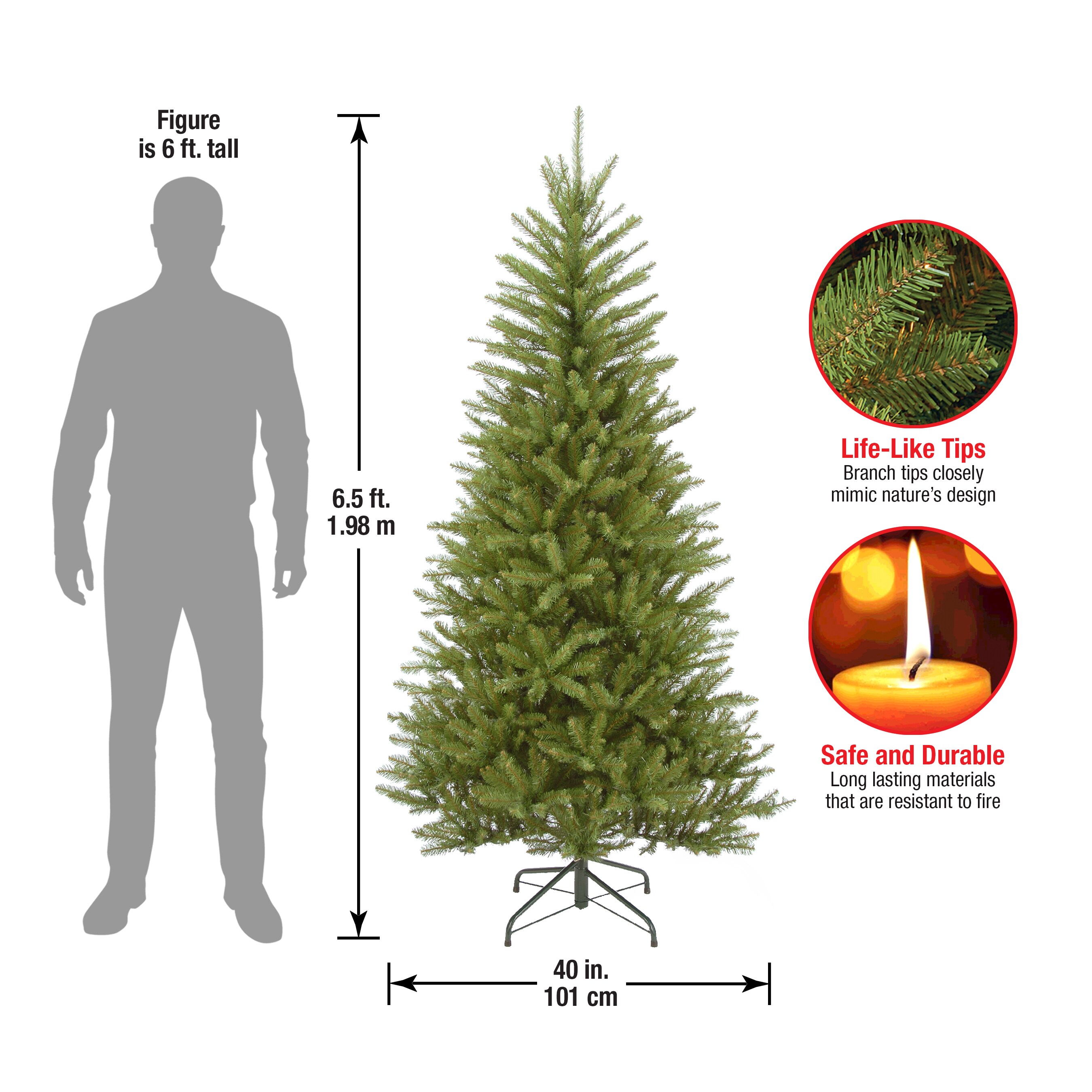 National Tree Company DUSLH1-65 Artificial-Christmas-Trees - View #6