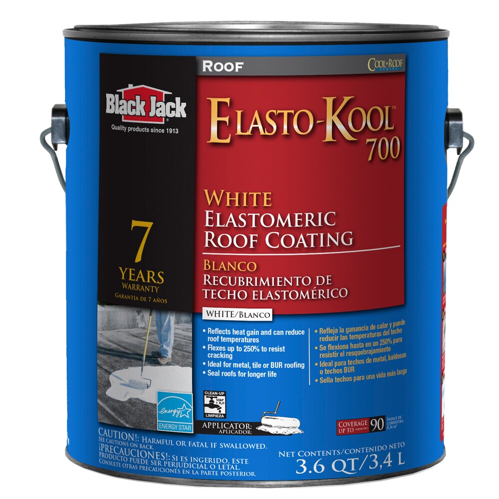 BLACK JACK Elasto-Kool 700 3.6-quart White Elastomeric Reflective Roof ...