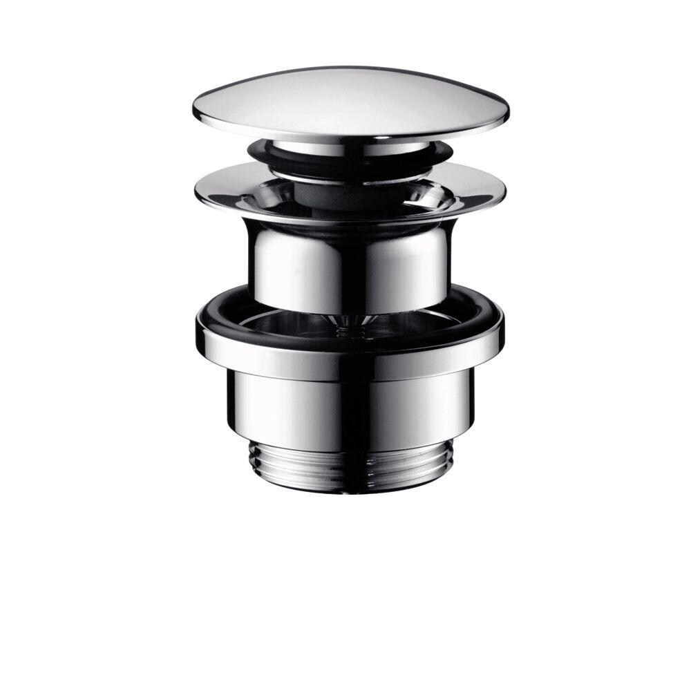 Hansgrohe Chrome Universal Decorative Sink Drain in the Sink Drains