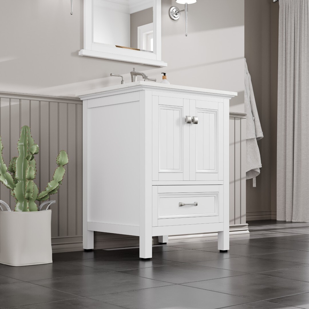 Eviva EVVN612-24WH-Q Bath-Vanity-Combo - View #2