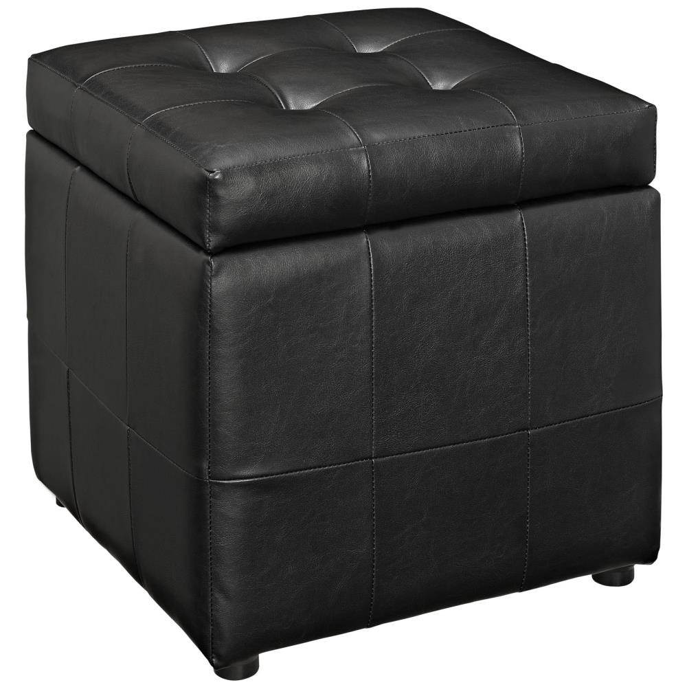 Modway Black Ottomans & Poufs At Lowes.com