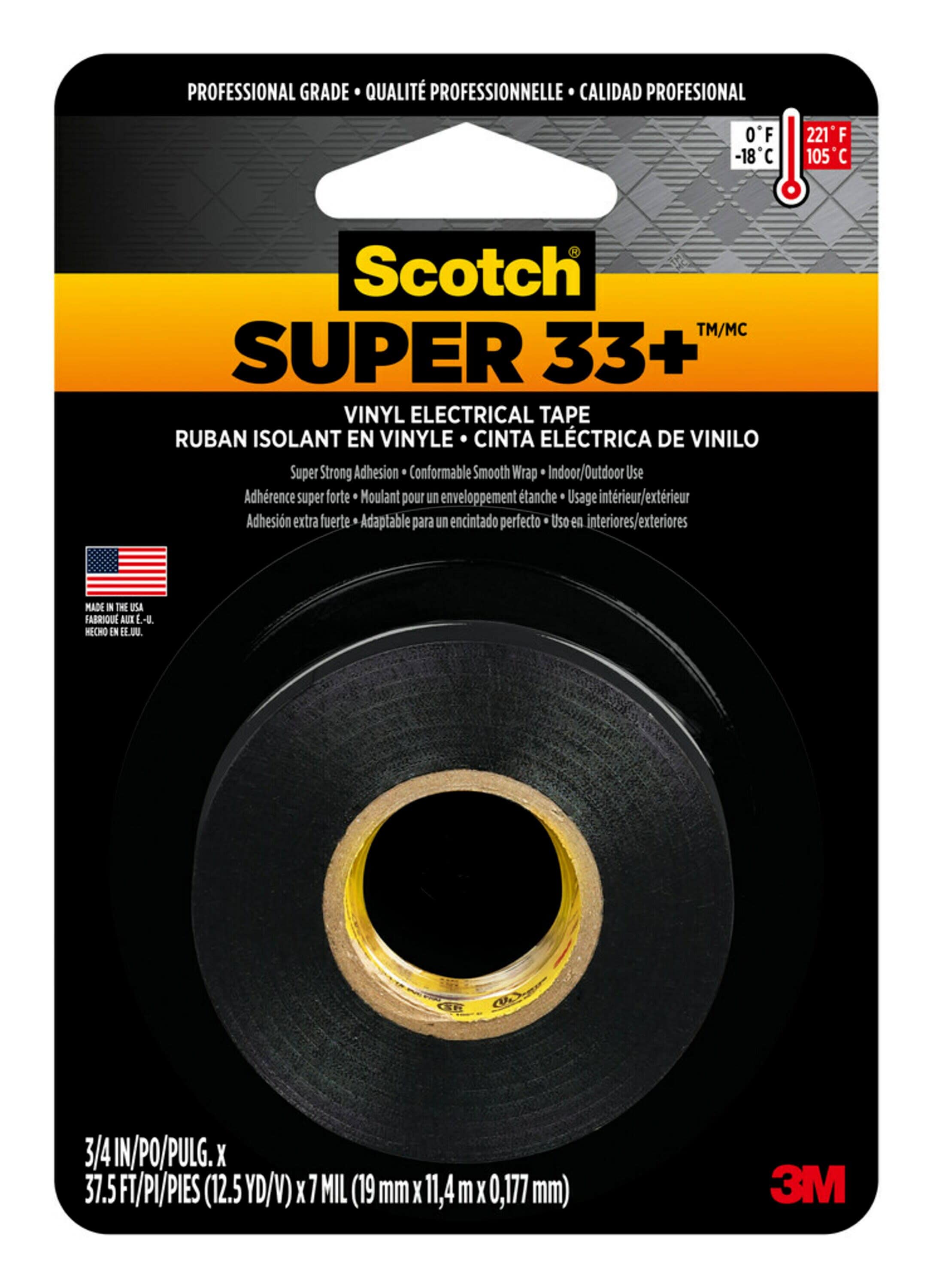Utilitech 0.5-in x 20-ft Vinyl Electrical Tape Multiple Colors