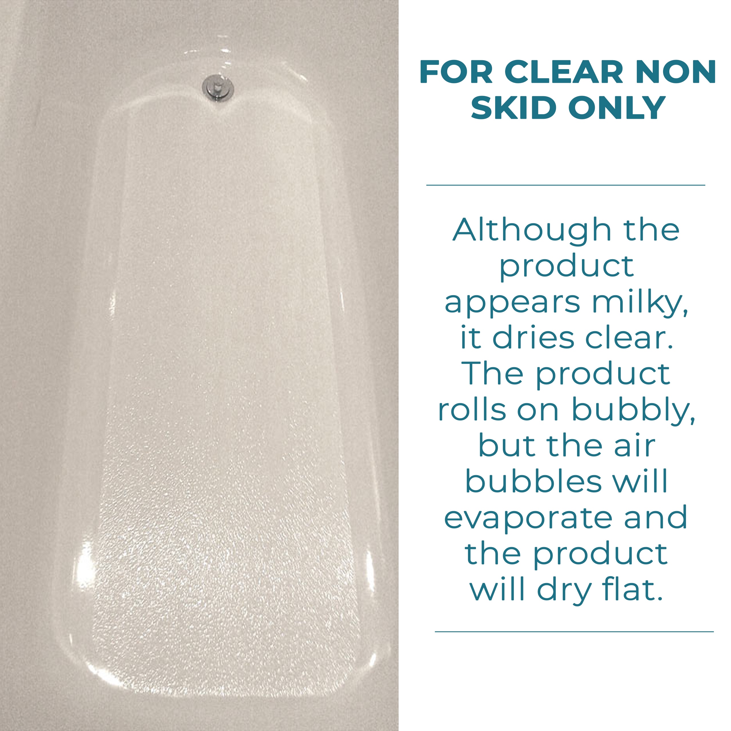 Shower Grip Clear Anti-Slip Bathtub Coating by Grip It