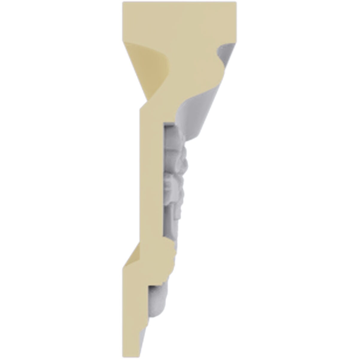 Ekena Millwork MLD06X02FE Chair-Rail-Moulding - View #2