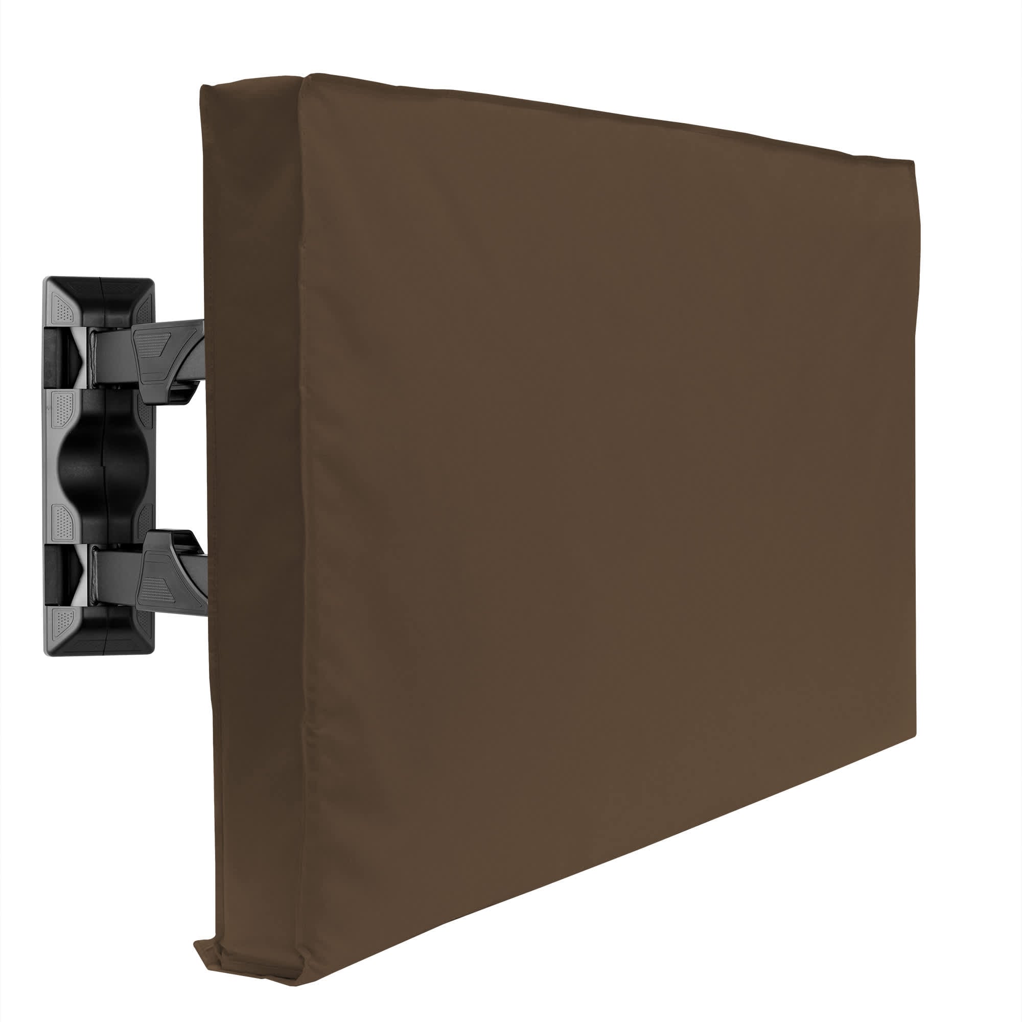 Mount Factory 58-in - 62-in Outdoor TV Cover Weather Dust-Proof - Brown #MOUNT-COVER-EX60-BRN