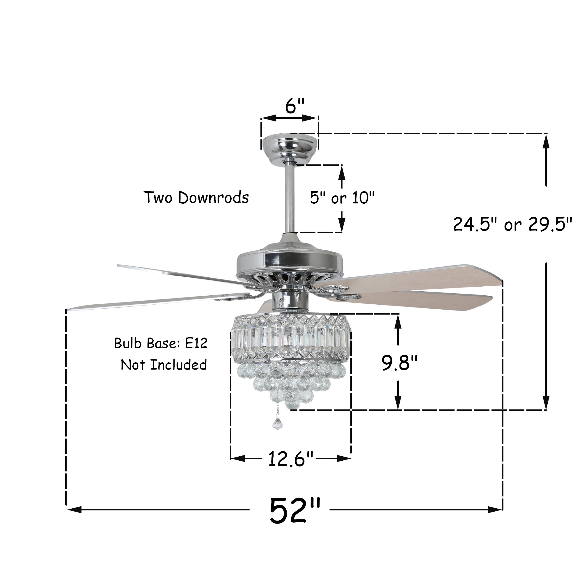 Bella Depot BD2030-C Ceiling-Fans - View #9