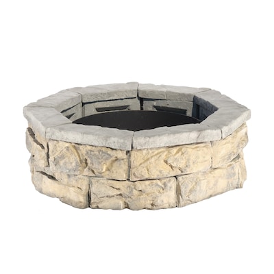 Concrete Fire Pit Kit, Wedge Stone Fire Pit