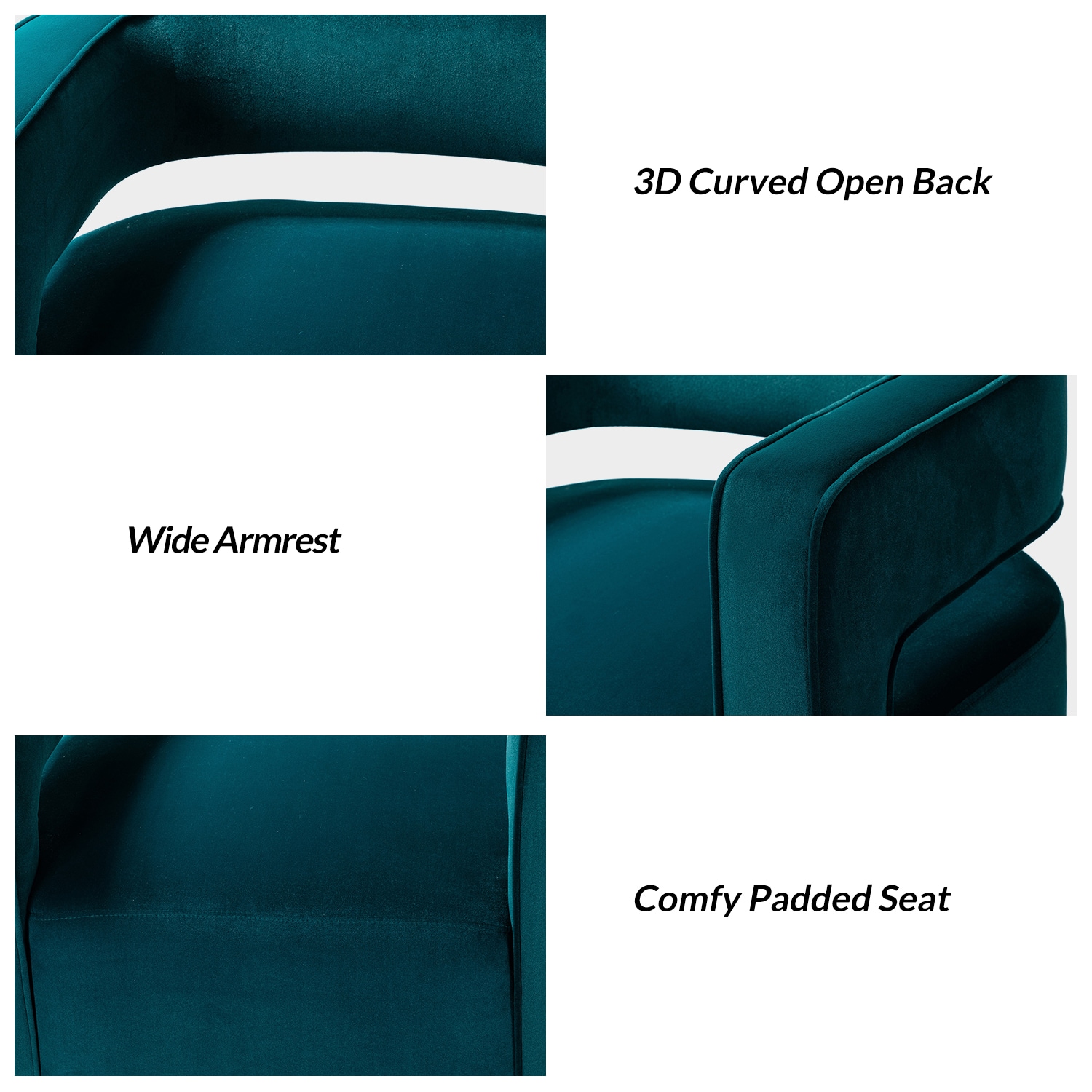 14 Karat Home CHM0141-TEAL chairs - View #9