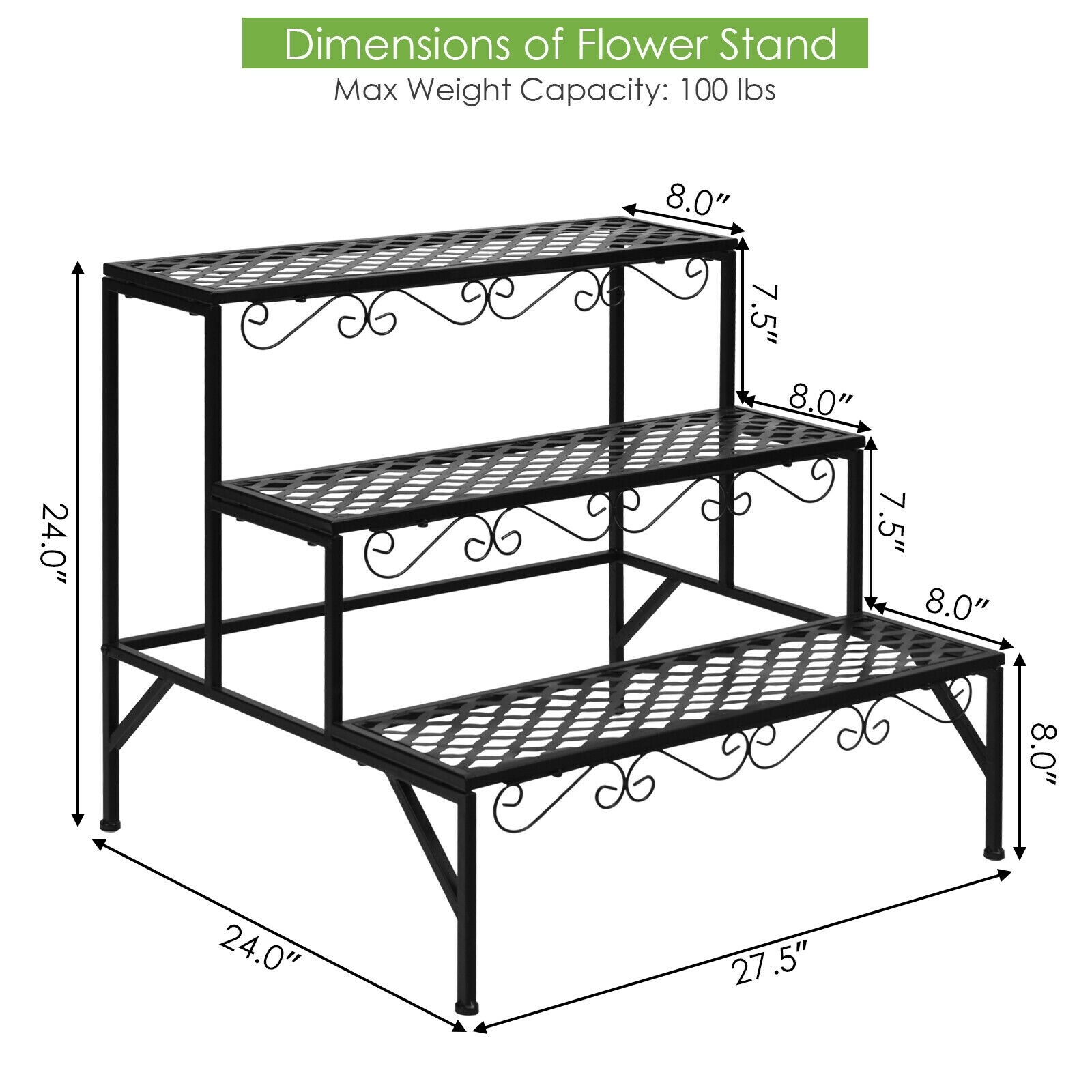 Forclover CTWY-GT3527 Plant-Stand - View #5