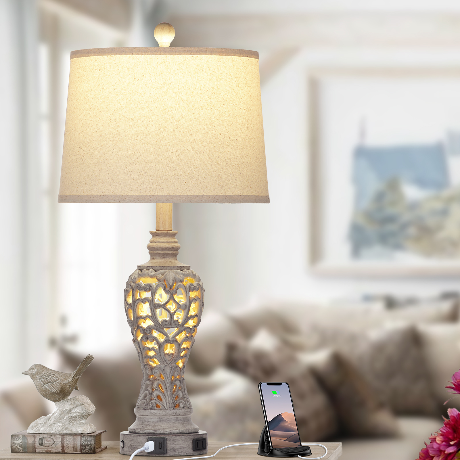UrFurnishings TD-366 Table-Lamps - View #4