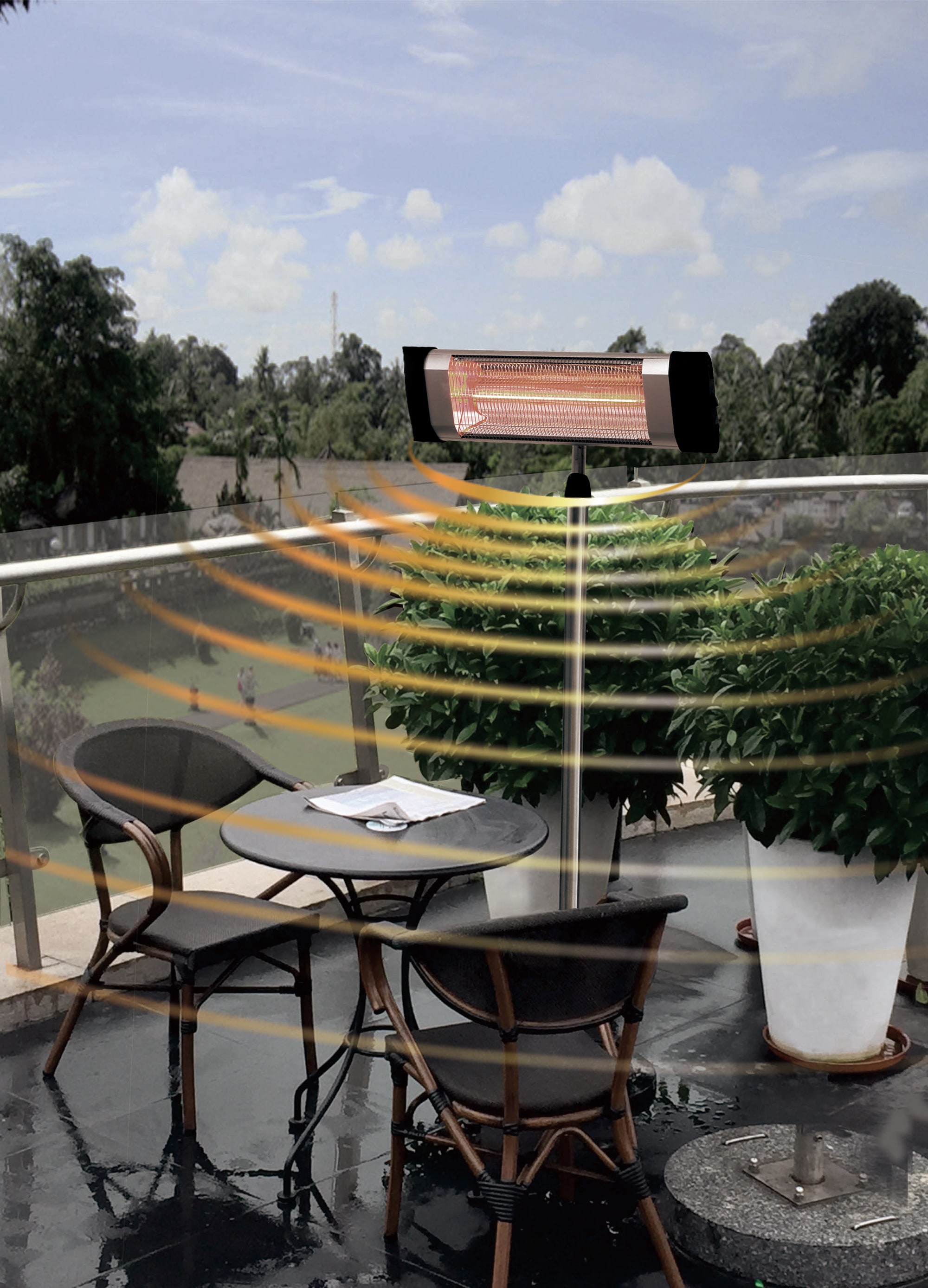 Westinghouse WES31-1550 Outdoor-Electric-Patio-Heaters - View #3