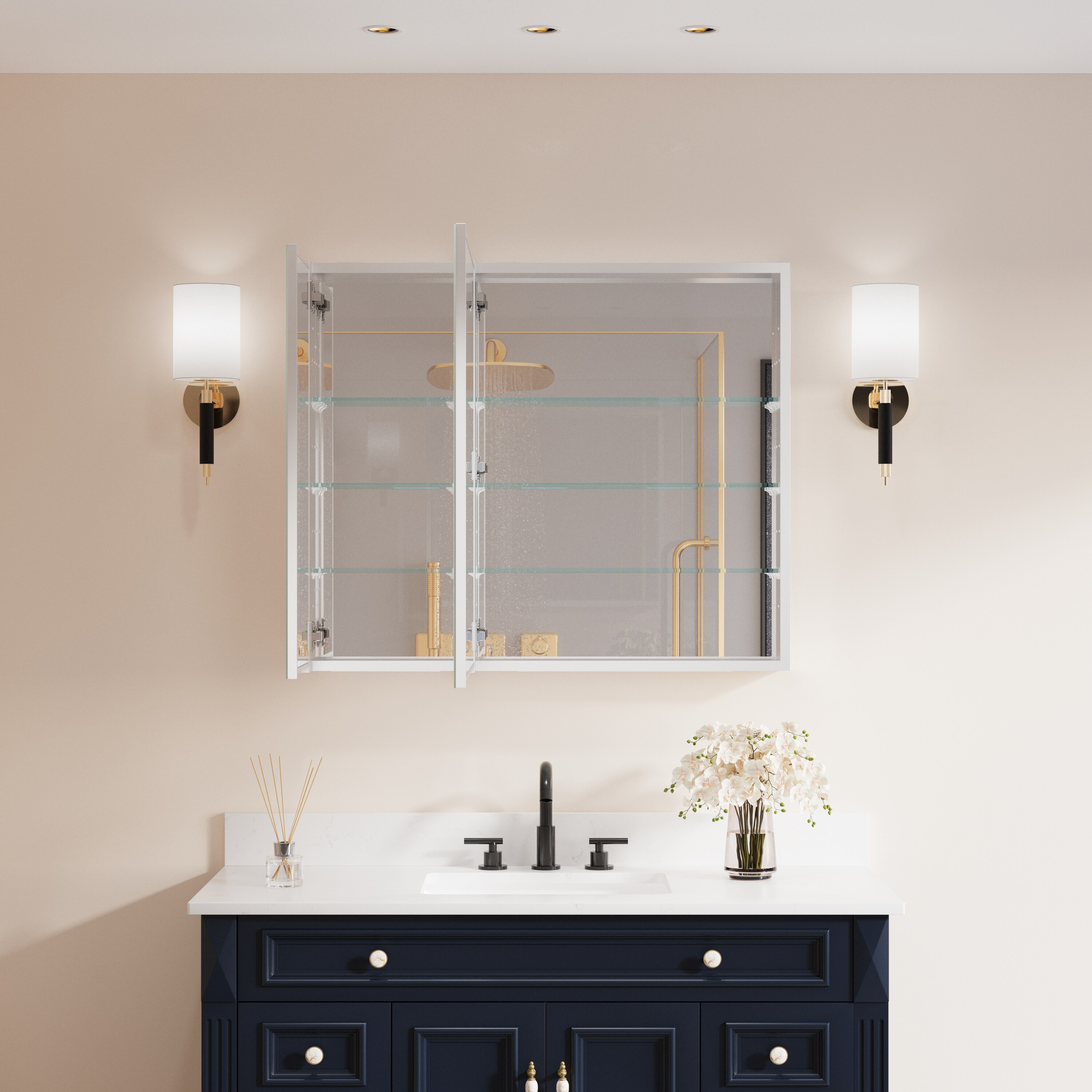 Forclover MRW-JG3630 Bathroom-Medicine-Cabinets - View #3