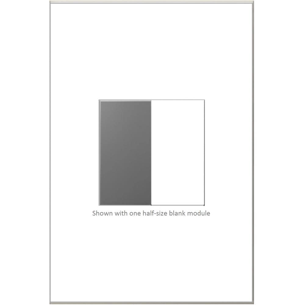 Legrand AABK1M4 adorne Blank 0-amp (control) Light Switch , Magnesium
