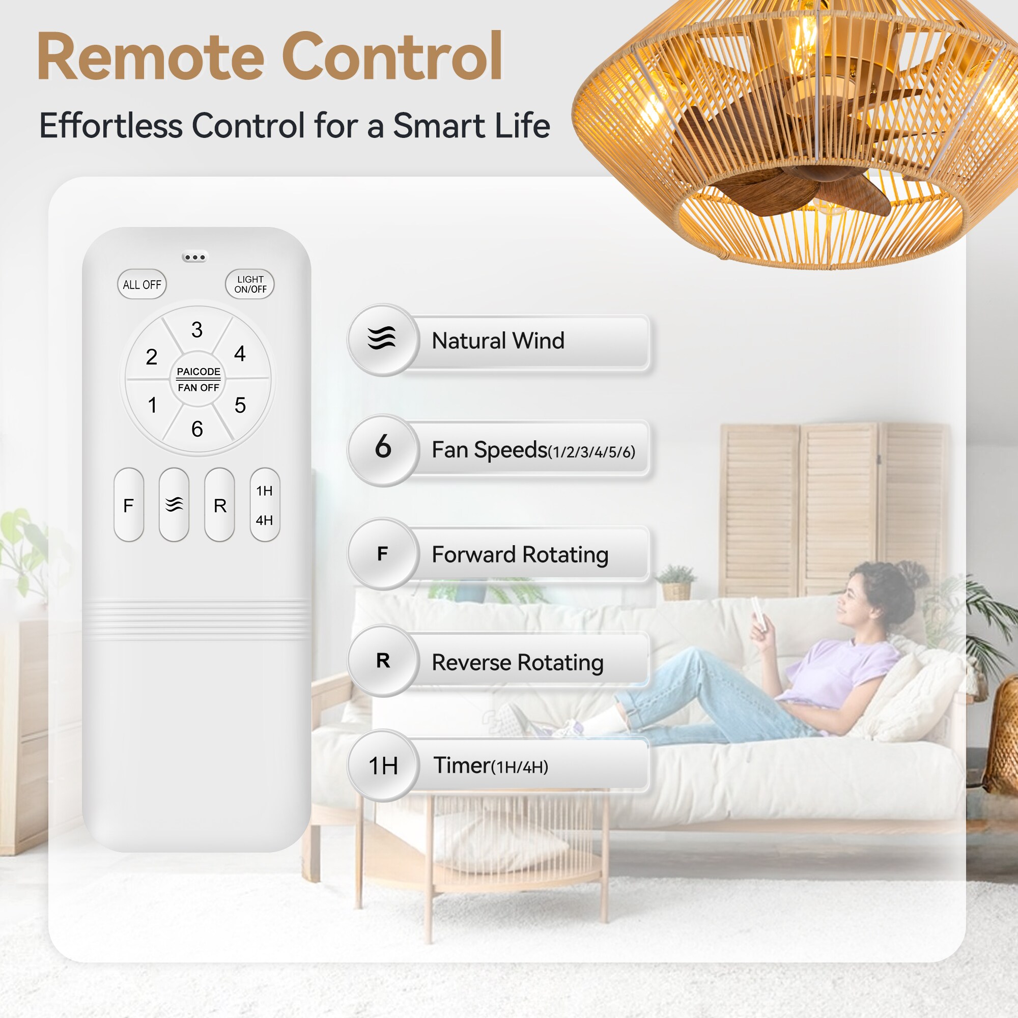 Breezary 33018-CH Ceiling-Fans - View #7