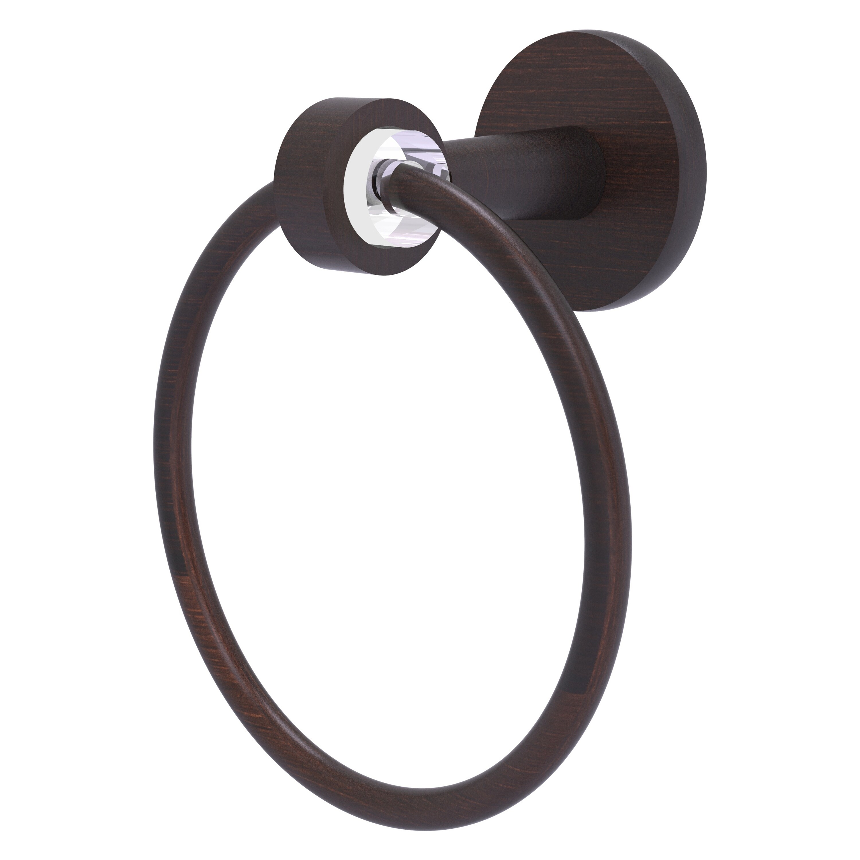 Allied Brass CV-16-VB Clearview Venetian Bronze Wall mount Single Towel Ring