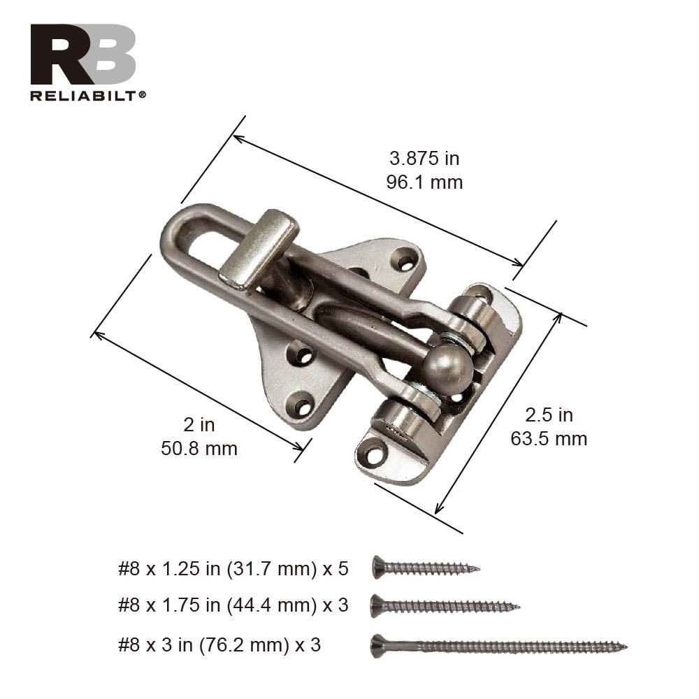 RELIABILT 27841SNBLG Entry-Door-Chain-Guards - View #3