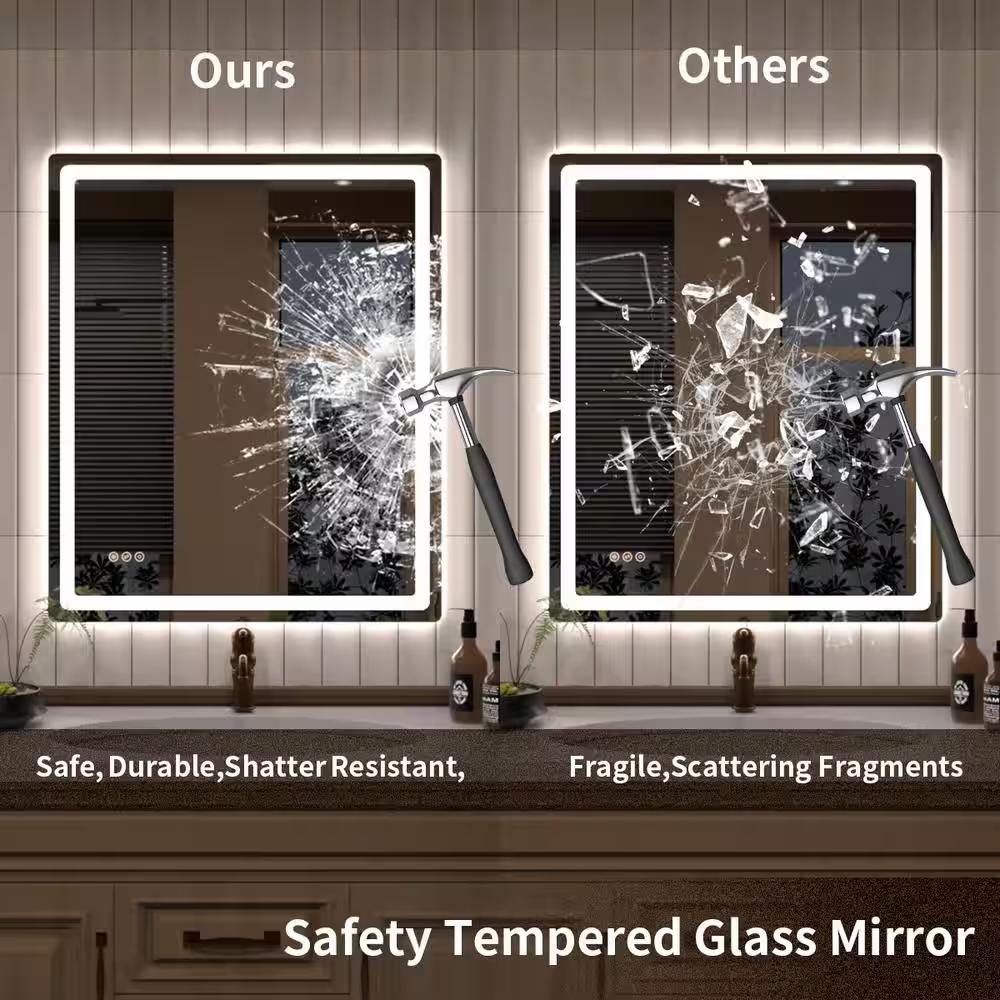 Bayfeve BFKF-3036U4-MIR Framed-Bath-Mirrors - View #8