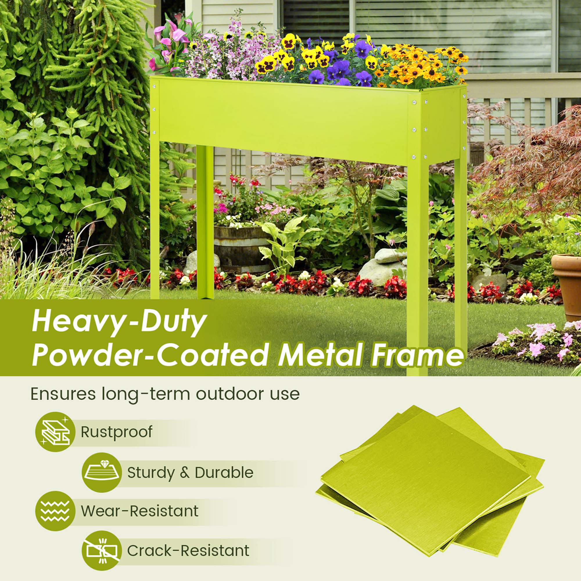 Costway HCST00862 Raised-Garden-Beds - View #4