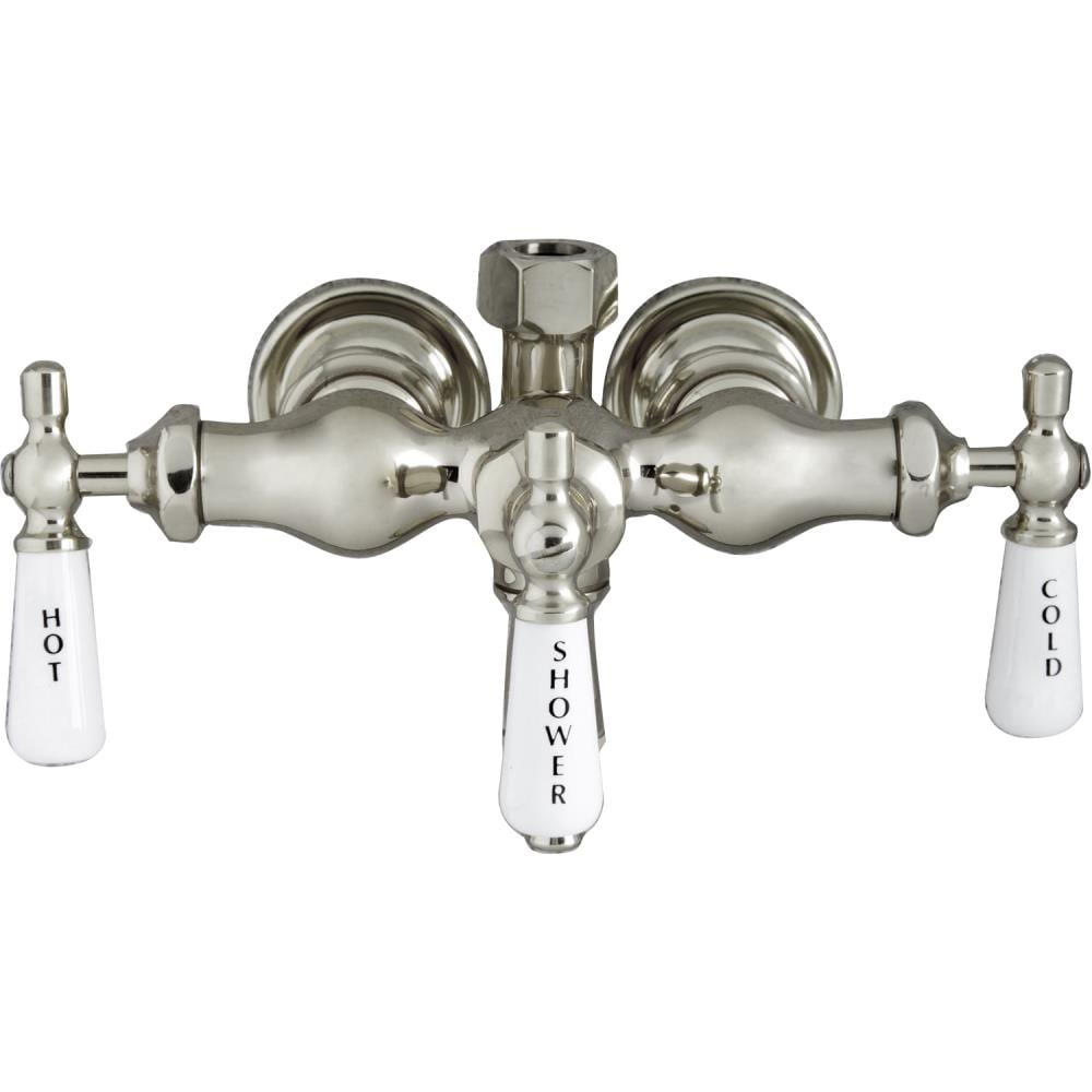 Barclay 4073-PL-PN Polished nickel 3-handle Sold separately Bathtub and shower Faucet with Valve