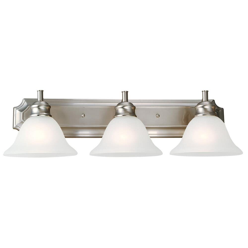 Design House Bristol 24-in 3-Light Satin Nickel Led; Traditional Vanity ...