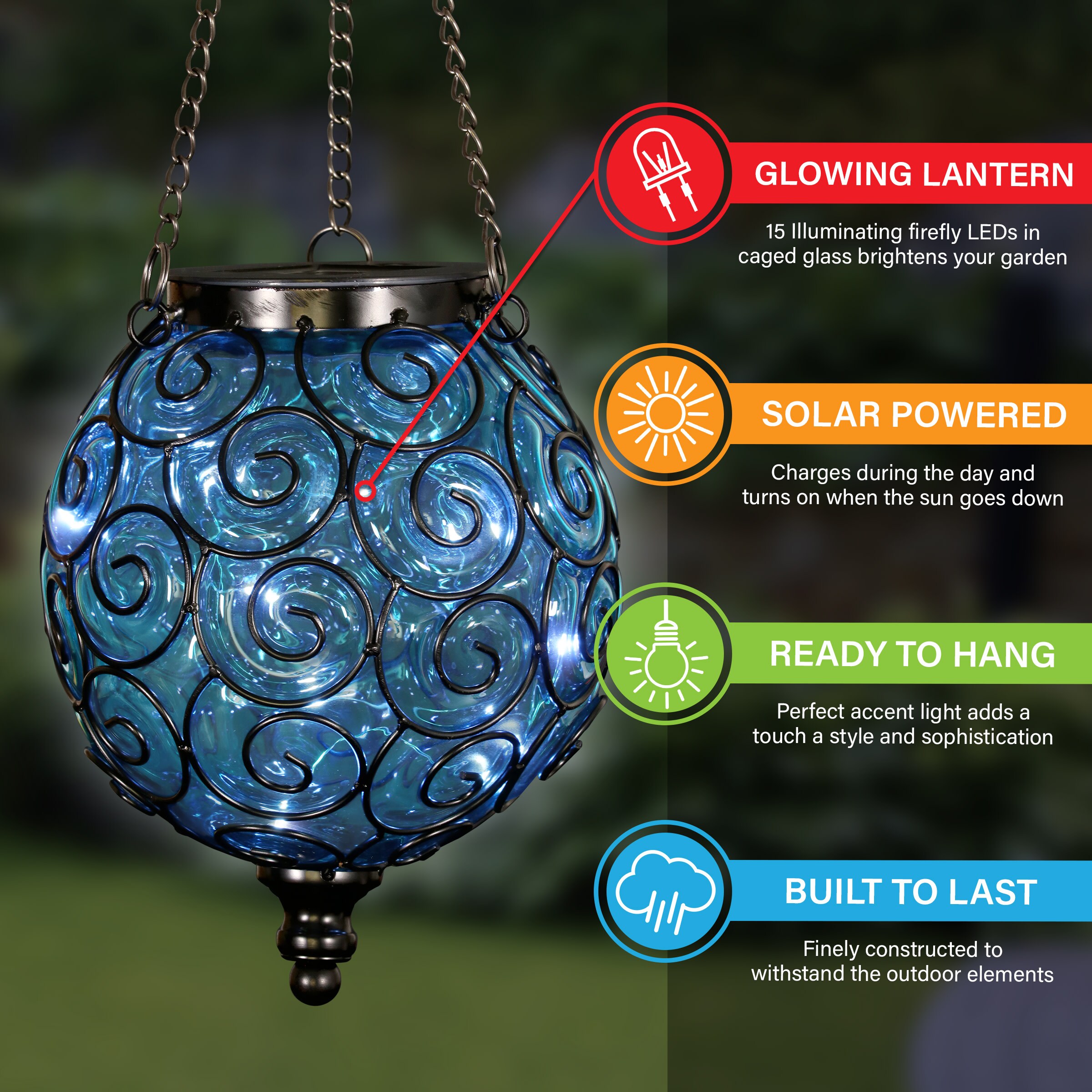 Exhart 13171-RS Outdoor-Decorative-Lanterns - View #6