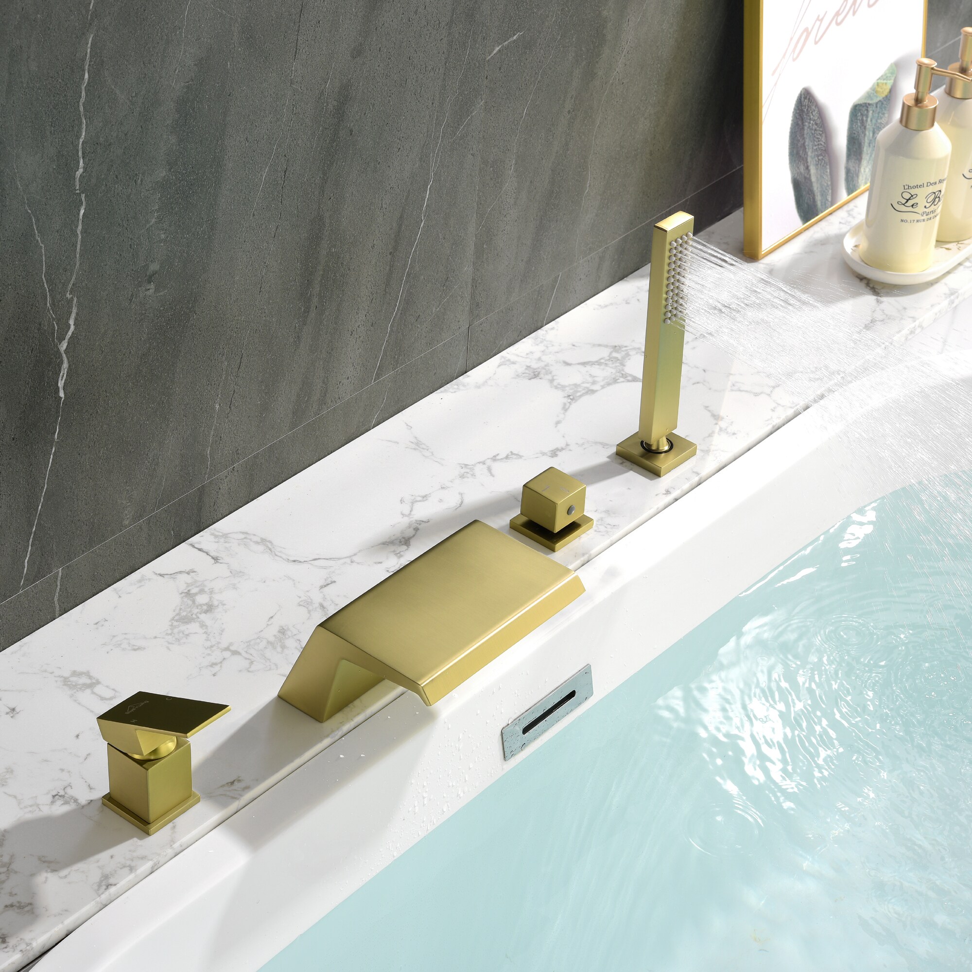 Clihome CSMD-BF17-21BG Roman-Tub-Faucets - View #5