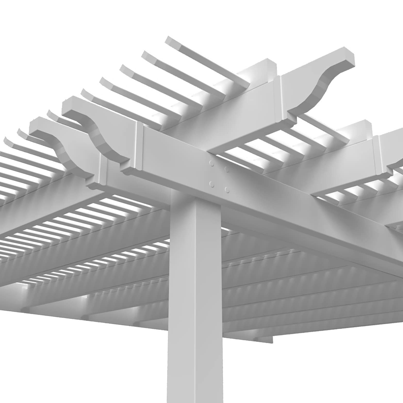 Modern Pergola Kits TRAD12X16A5INCH2023 Pergolas-2 - View #2