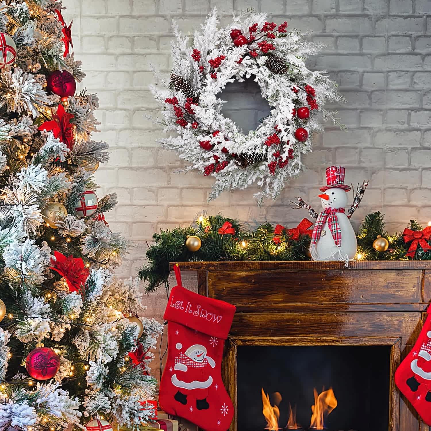 Garvee LSHQQPHO-0Z37RC24 Artificial-Christmas-Garland - View #6