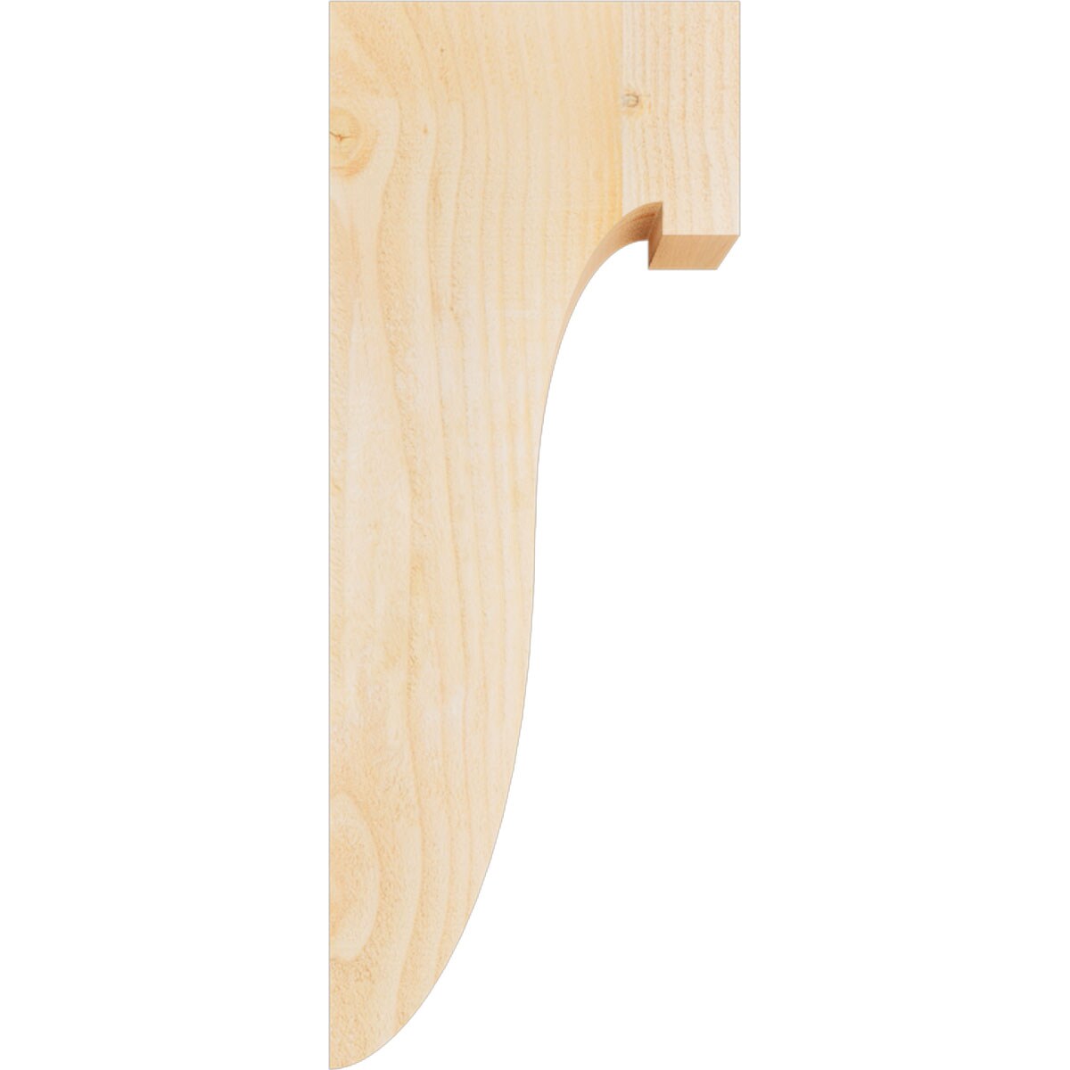 Ekena Millwork COR04X10X26DEL00RDF corbels - View #3