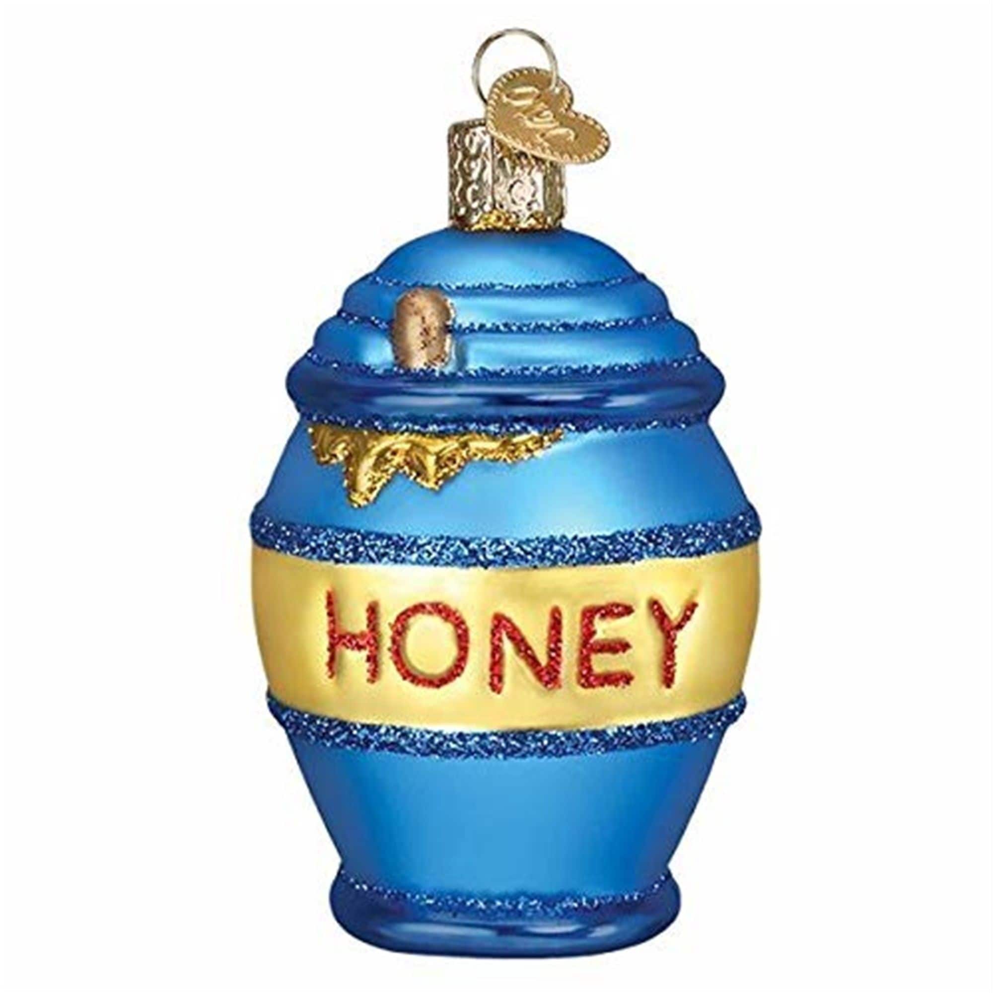 Old World Christmas Blown Glass Ornament for Christmas Tree - Honey Pot