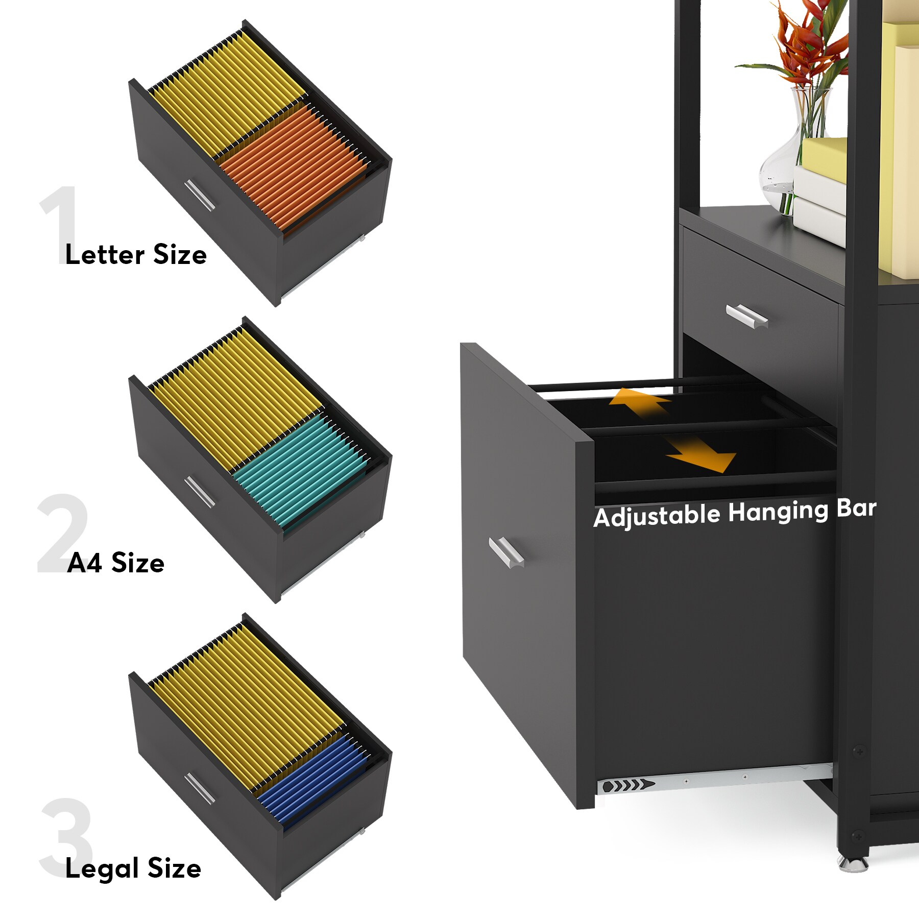Tribesigns HOGA-F1234 bookcases - View #4