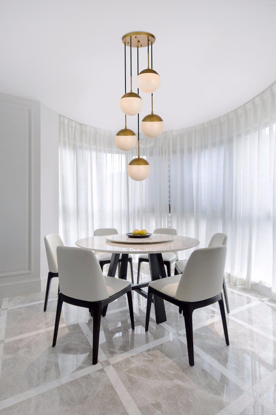Elegant Decor HFDL18234BR Pendant-Lights - View #2