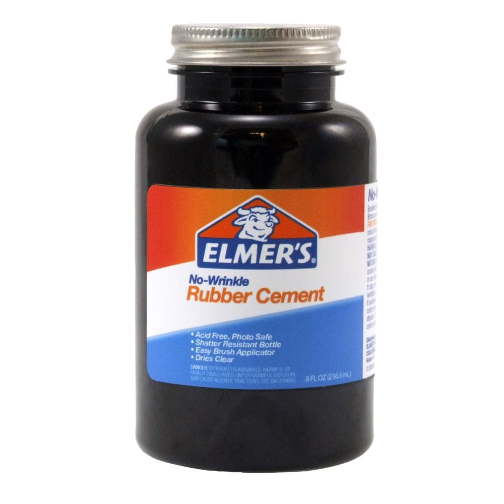 Prang Rubber cement 6-Pack Paste Craft, Multipurpose Adhesive at