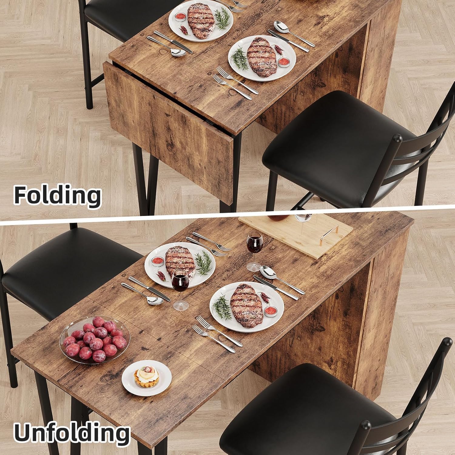 Qeetex DHZ-PHO-10BENSJS Dining-Sets - View #6