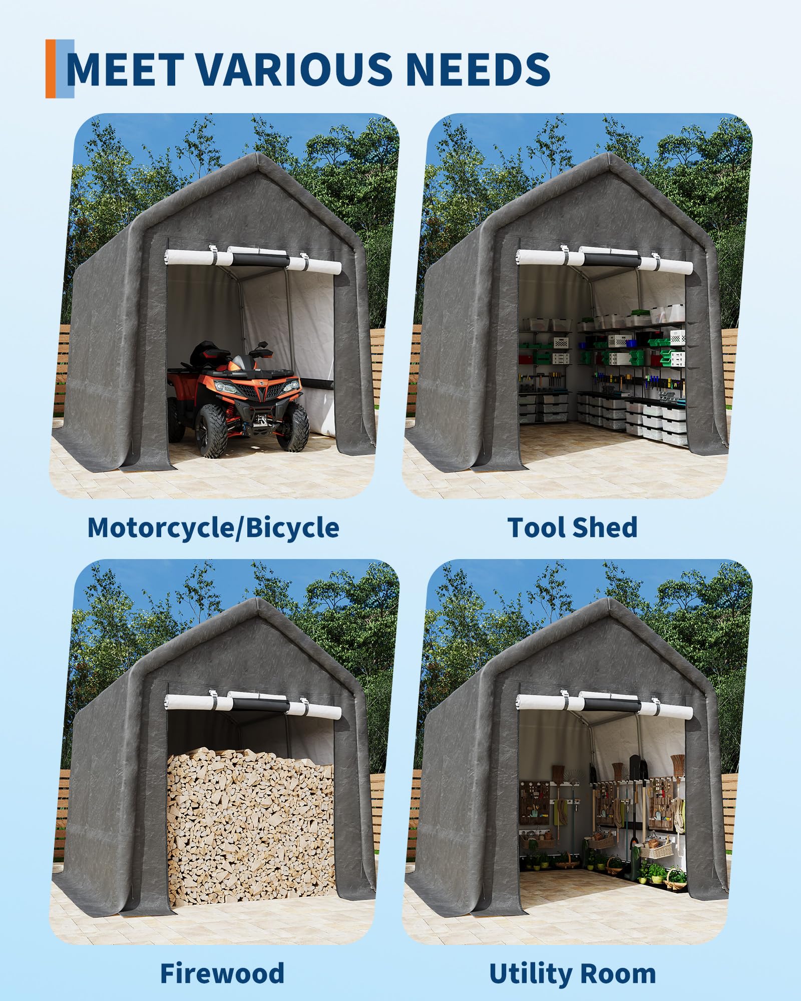 IdealHouse BZI-WNHB7MHB-IXO0BO6 Carport-Covers - View #3