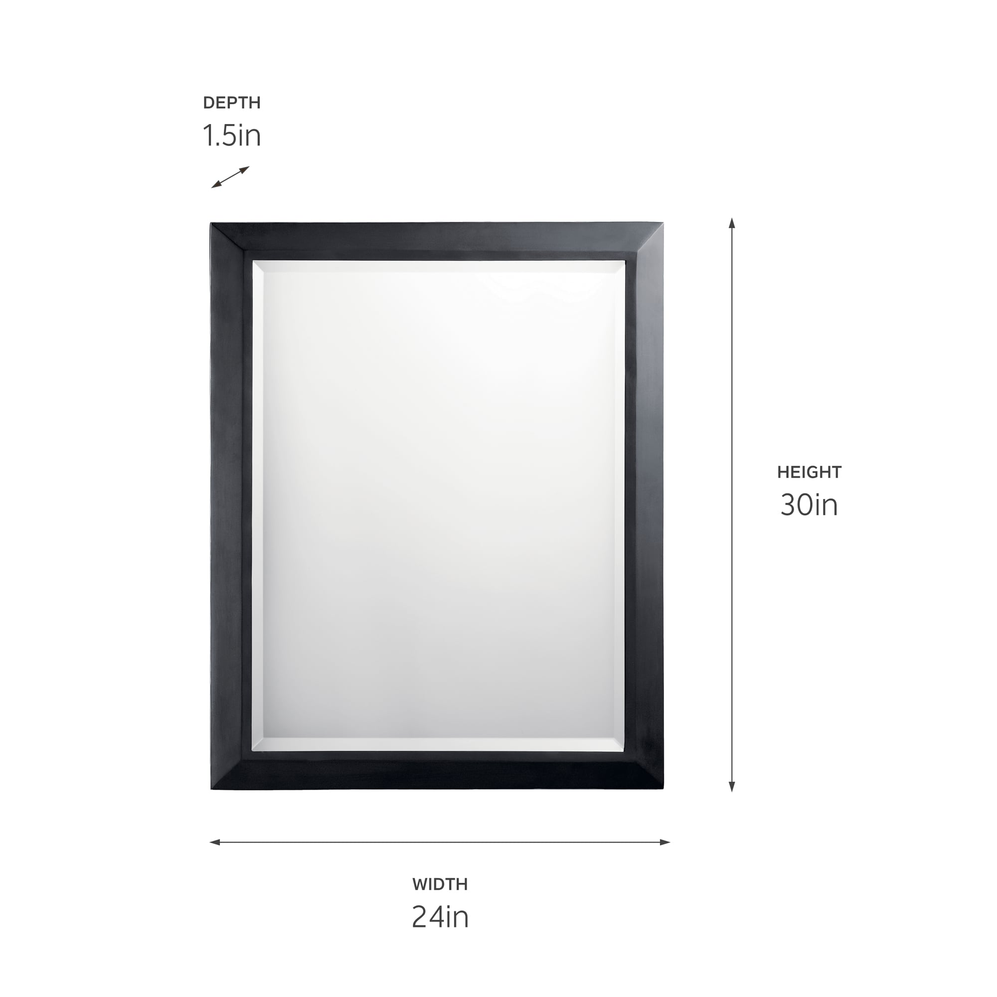 Kichler 41011BK Framed-Bath-Mirrors - View #4