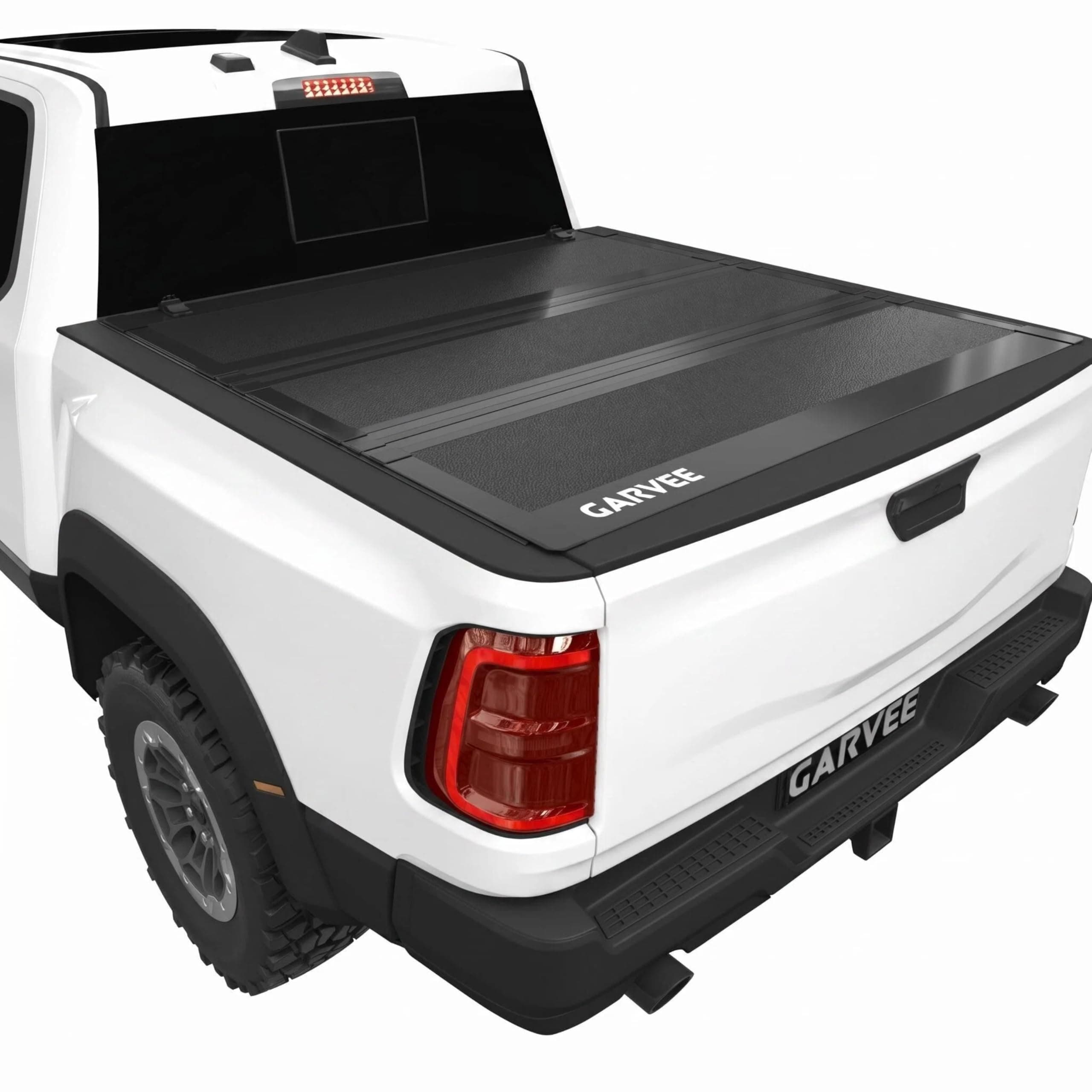 Garvee Low Profile Tri-fold Truck Bed Tonneau Cover Compatible with 2009-2026 Dodge Ram 1500 New Body Classic Body 67.4in Bed Without Ram Box