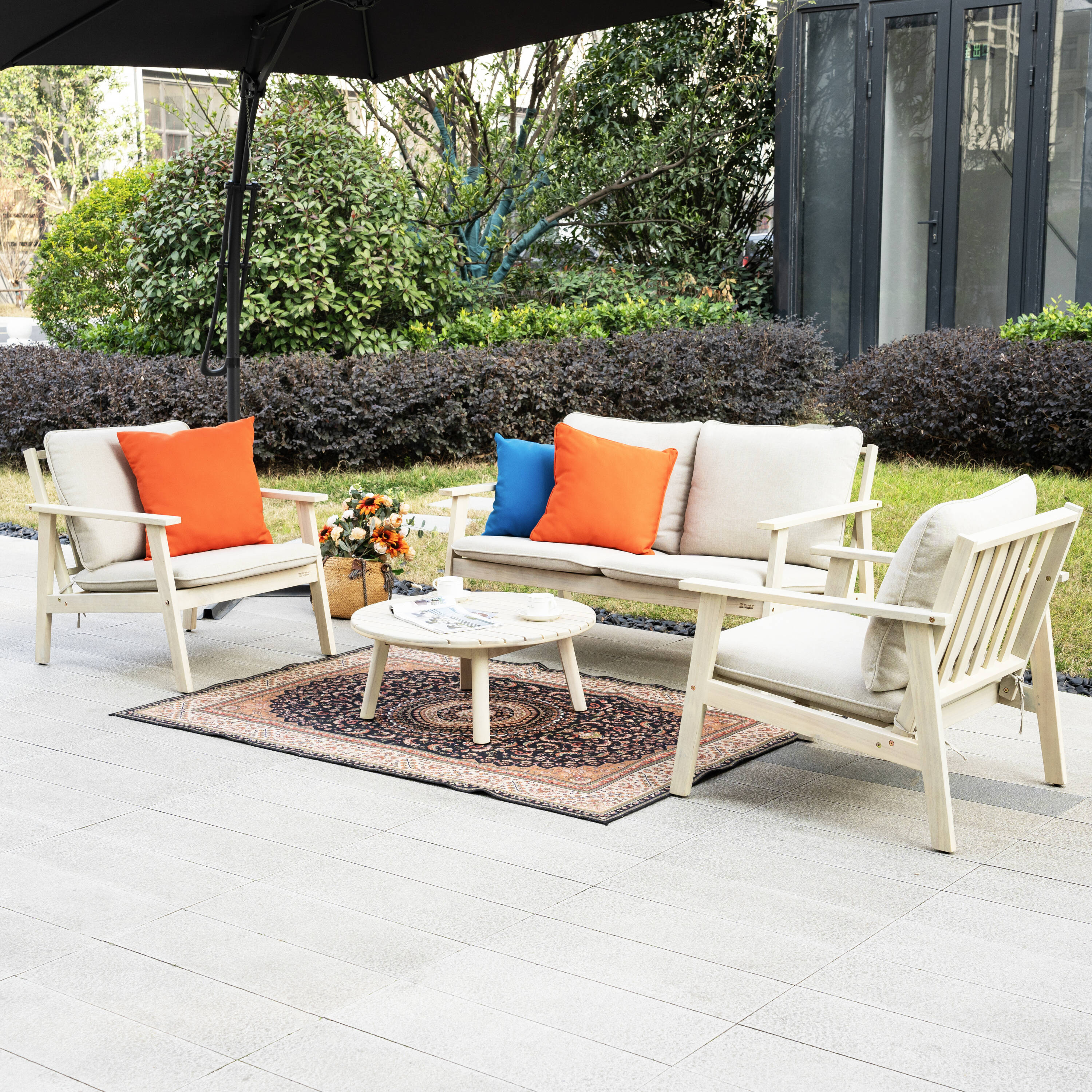 Direct Wicker DWS-2528-LS2SST Patio-Conversation-Sets - View #9