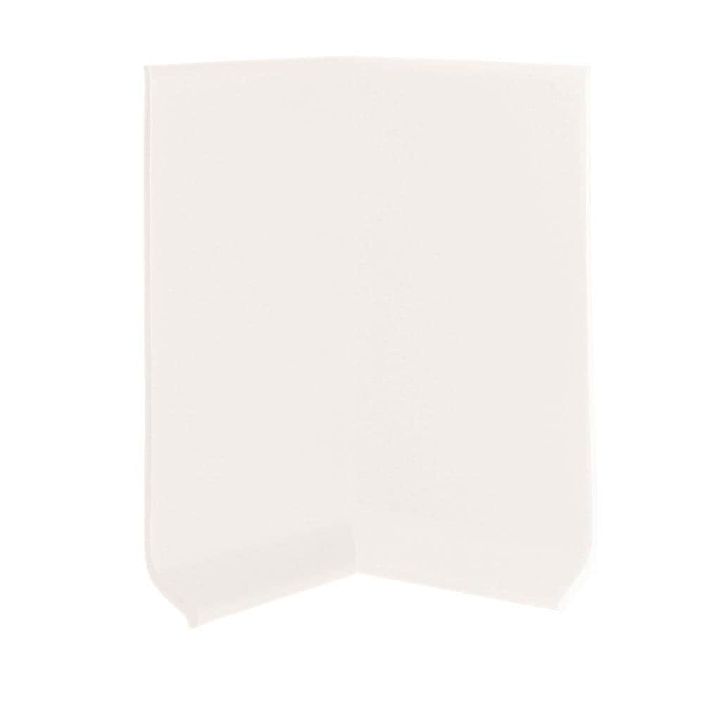 Flexco True White 0.125-in T x 4-in W x Vinyl Wall Base at Lowes.com