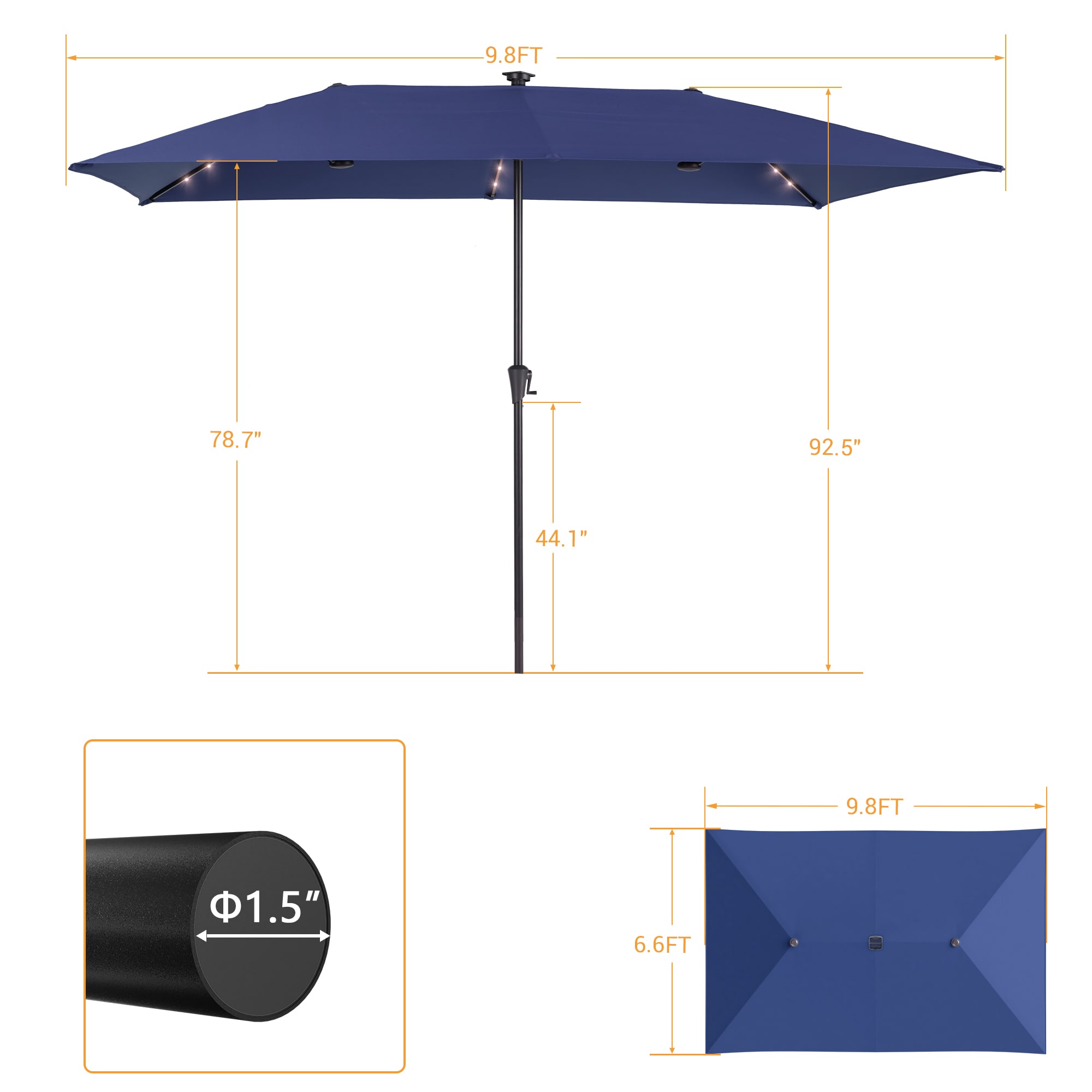 ACEGOSES LW-LED69NY Umbrellas-2 - View #2
