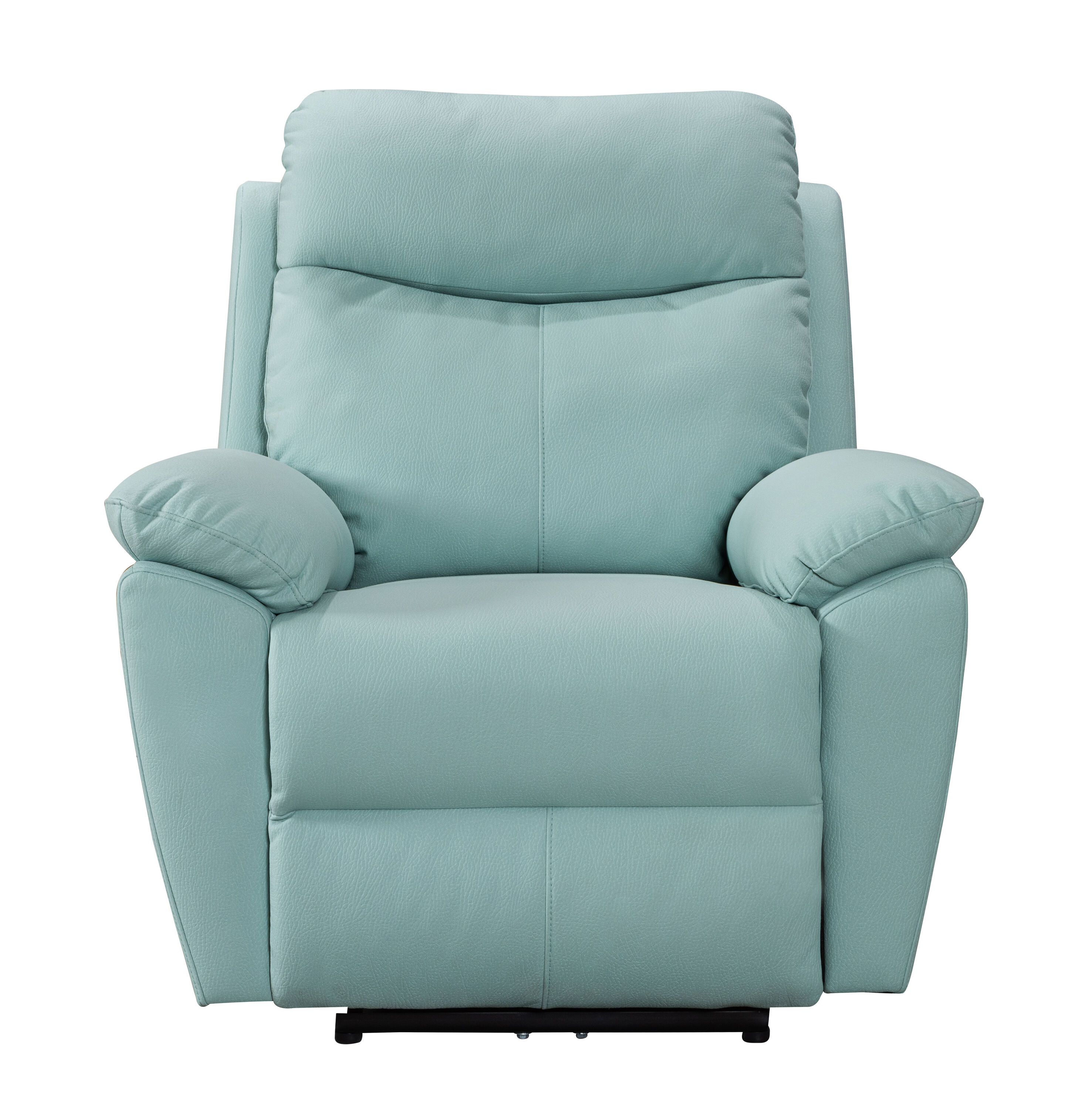 FC Design Mint Linen Upholstered Tufted Powered Reclining Recliner at ...