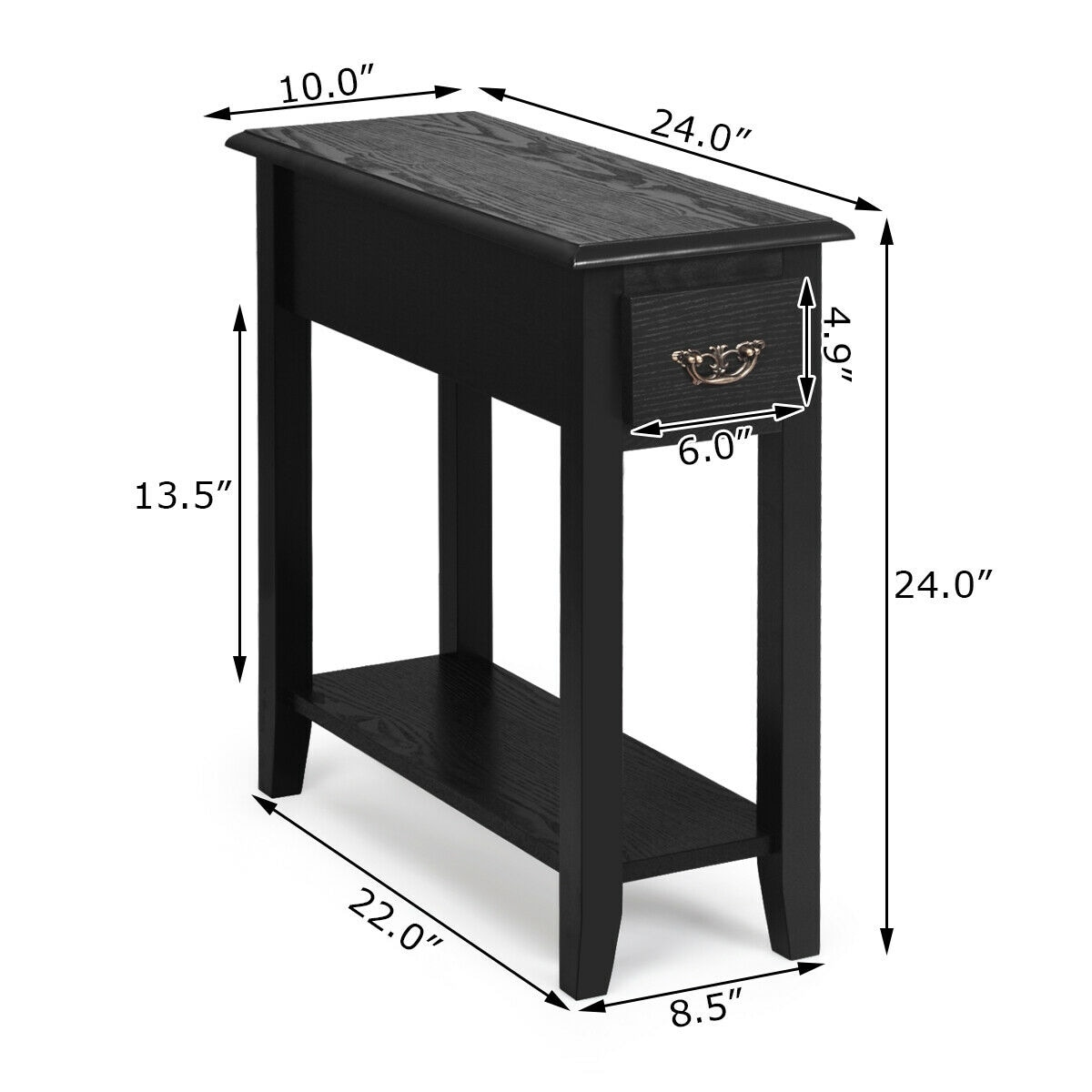 Slickblue D-CO-2-KB19036WH End-Tables - View #4