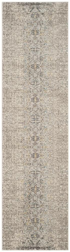 Safavieh MNC209G-216 Monaco Kimberly 2 x 16 (ft) Loomed Polypropylene Gray/Multi Rectangular Indoor Distressed/Overdyed Vintage Runner rug