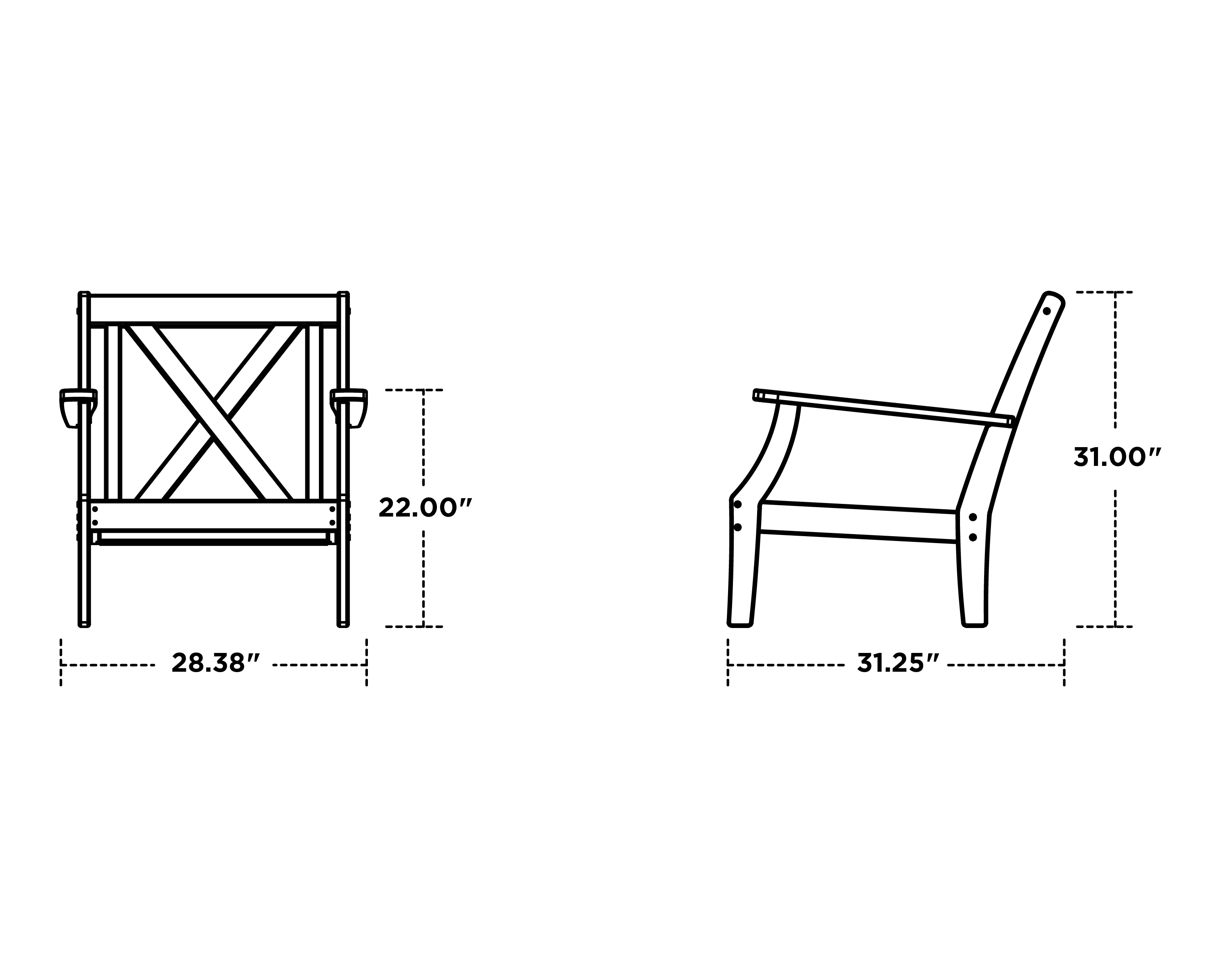 POLYWOOD 4501-BL145980 Patio-Chairs - View #5
